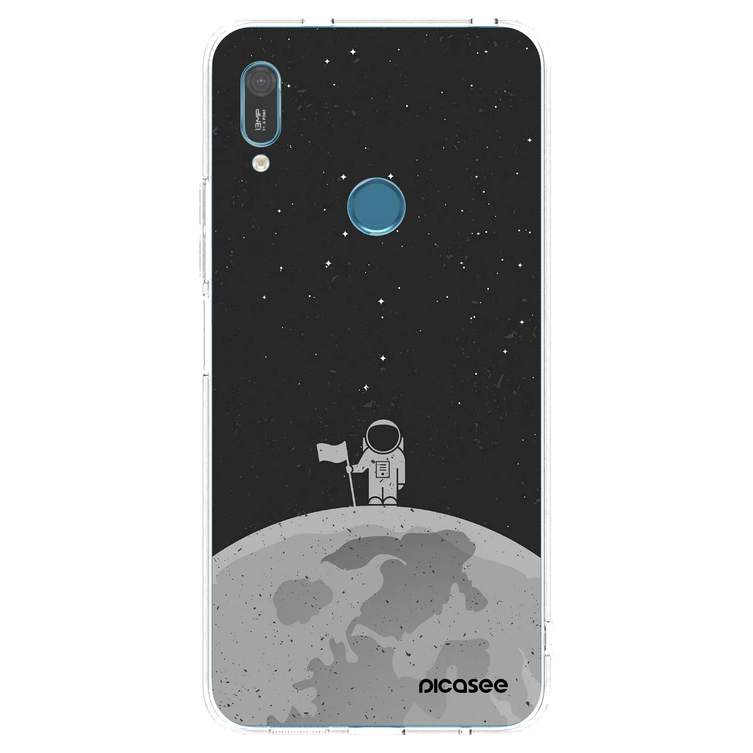 Picasee silikonový průhledný obal pro Huawei Y6 2019 - Astronaut