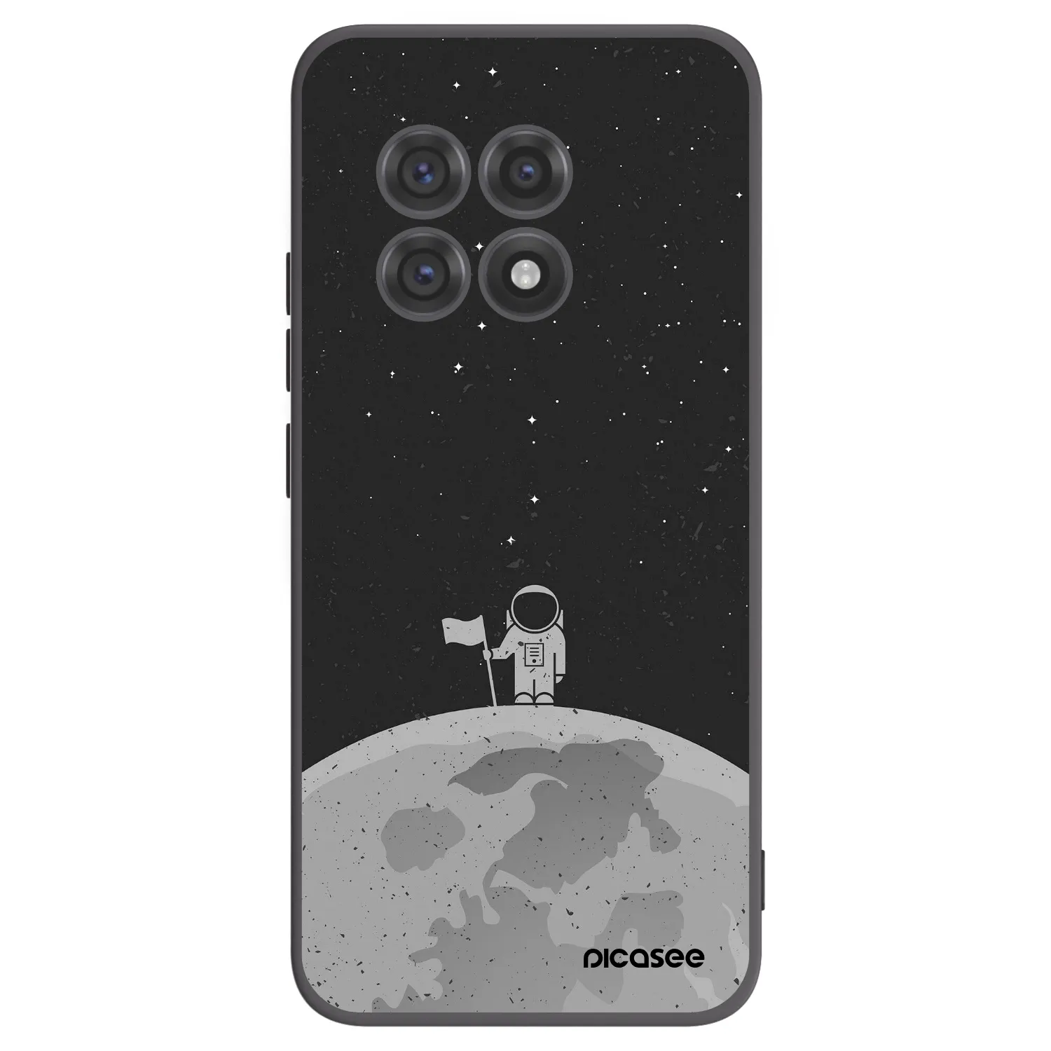 Picasee silikonový černý obal pro OnePlus 13R 5G - Astronaut