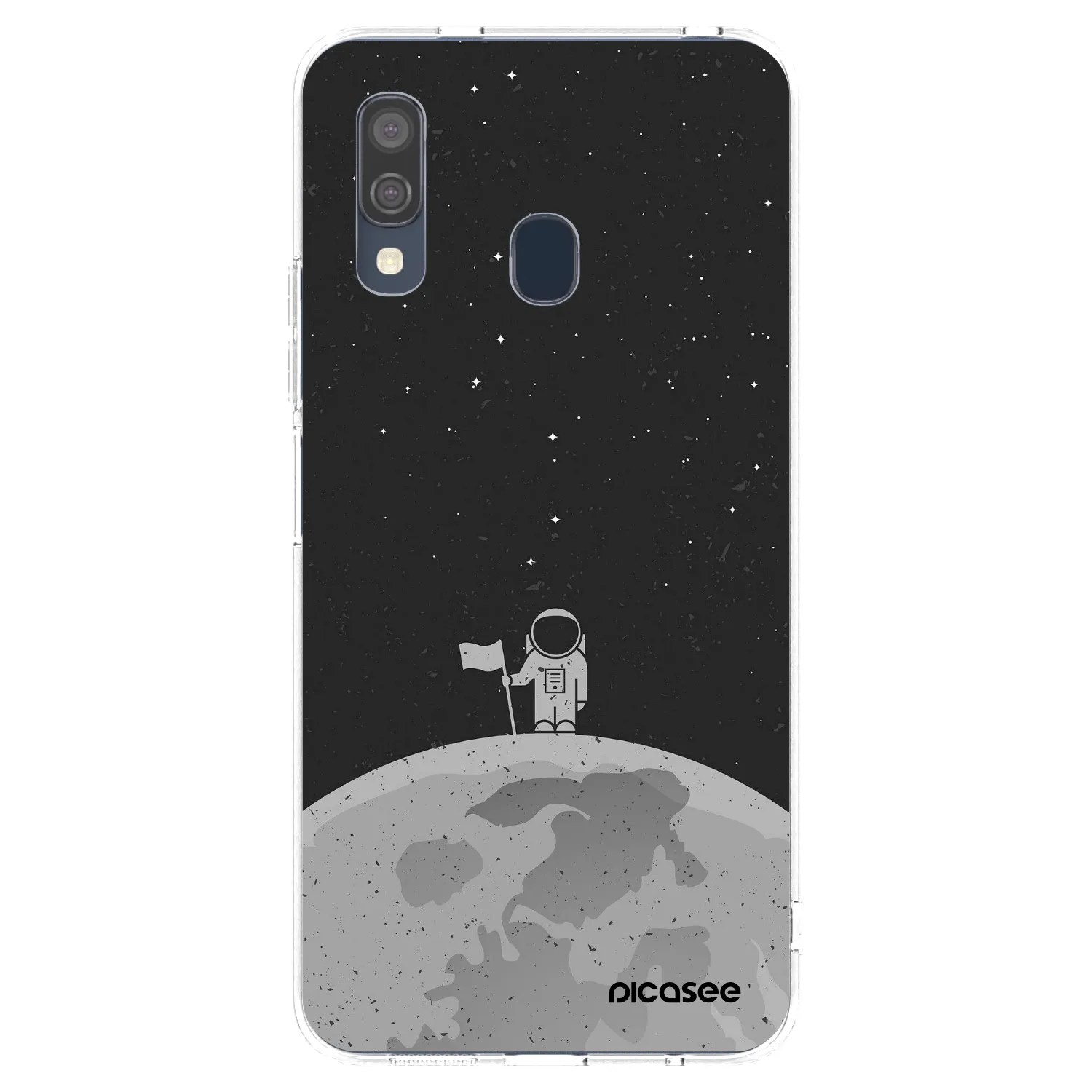 Picasee silikonový průhledný obal pro Samsung Galaxy A40 A405F - Astronaut