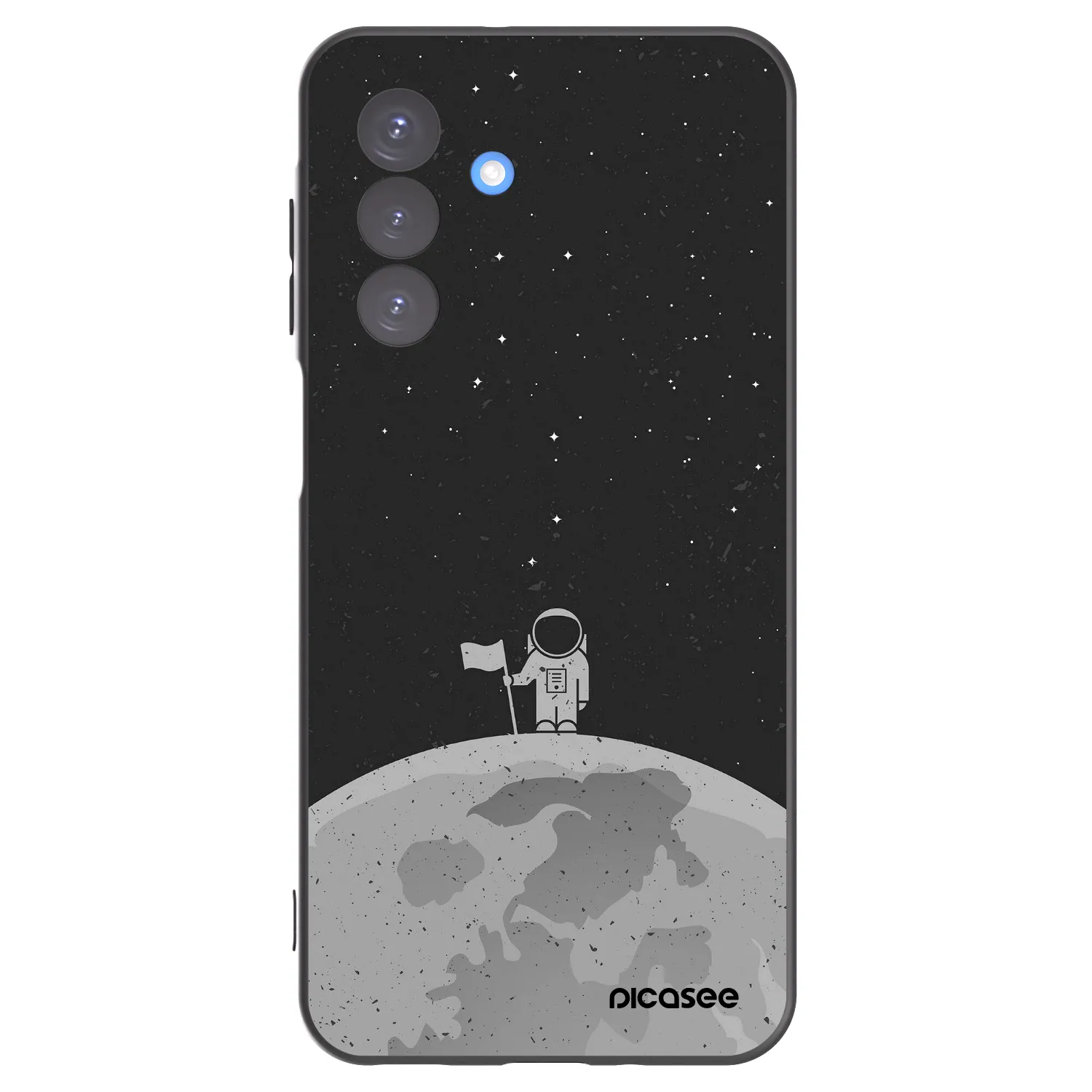 Picasee silikonový černý obal pro Samsung Galaxy A17 5G - Astronaut
