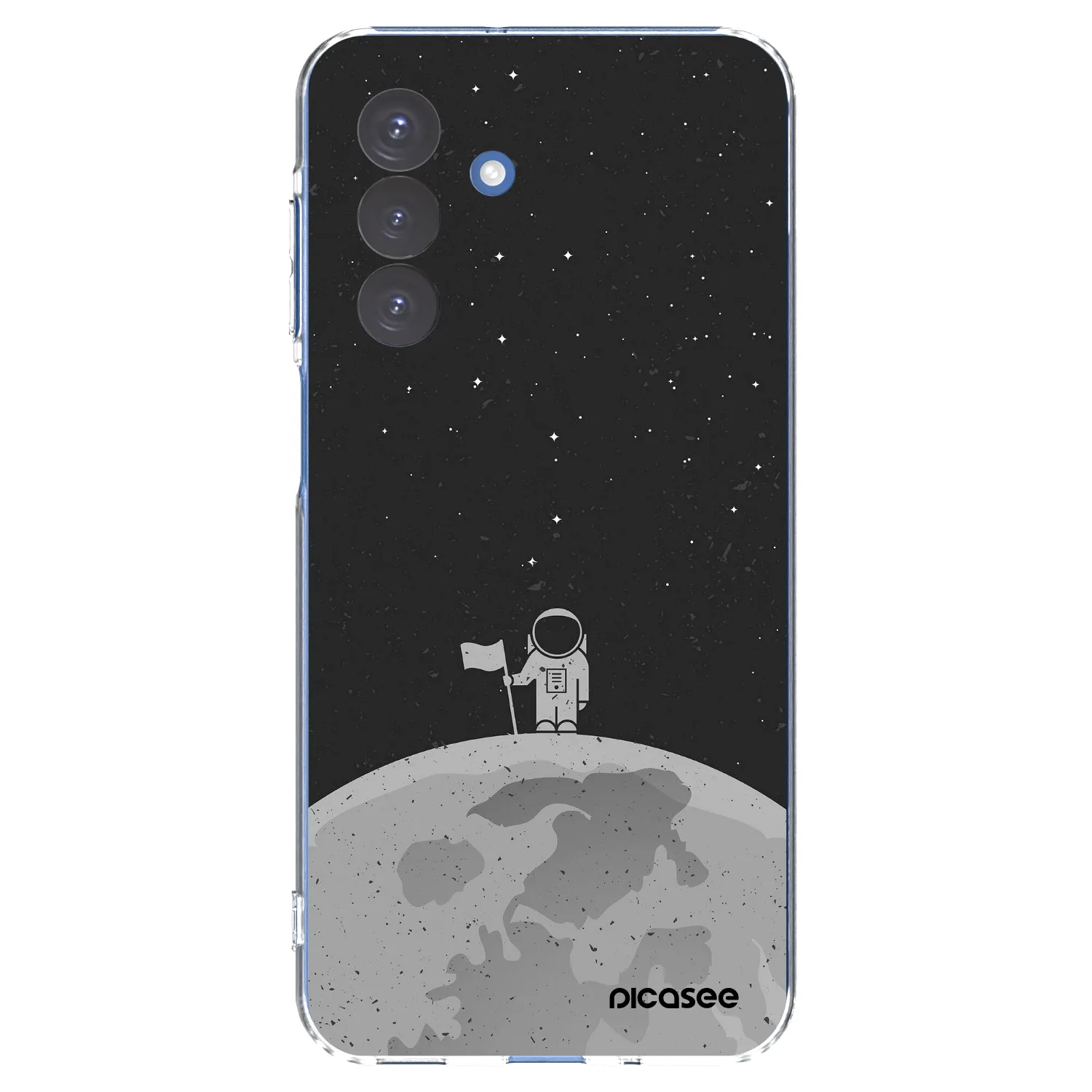Picasee silikonový průhledný obal pro Samsung Galaxy A17 5G - Astronaut