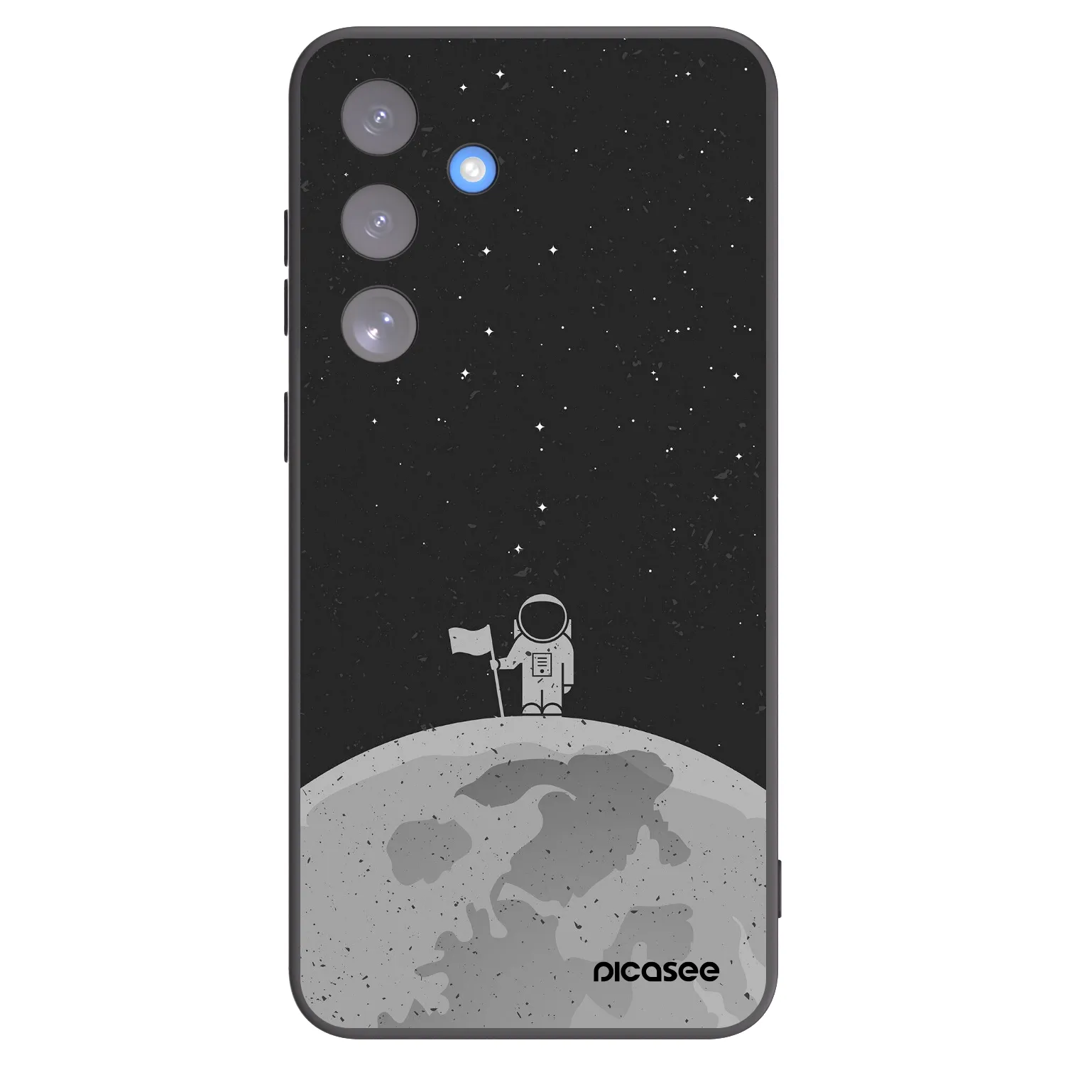 Picasee silikonový černý obal pro Samsung Galaxy S25 FE 5G - Astronaut