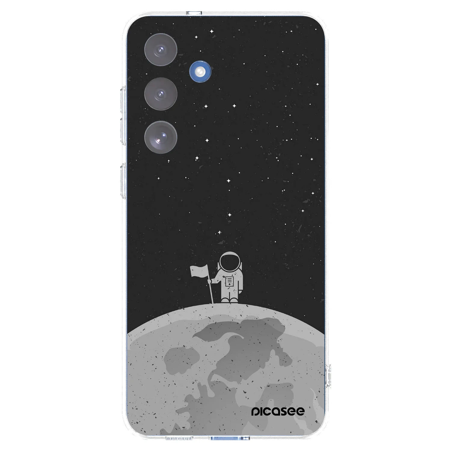 Picasee silikonový průhledný obal pro Samsung Galaxy S25 FE 5G - Astronaut