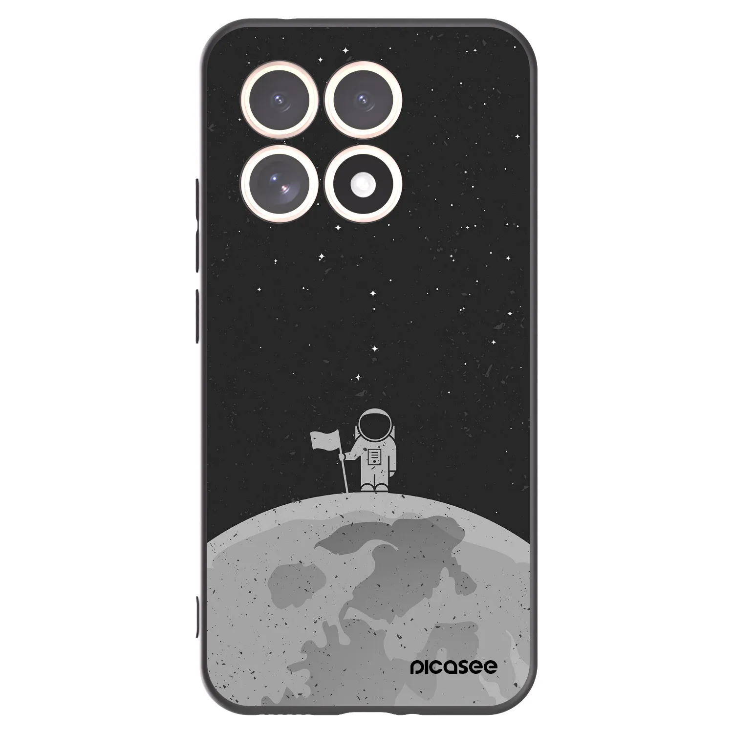 Picasee silikonový černý obal pro Xiaomi 15T - Astronaut
