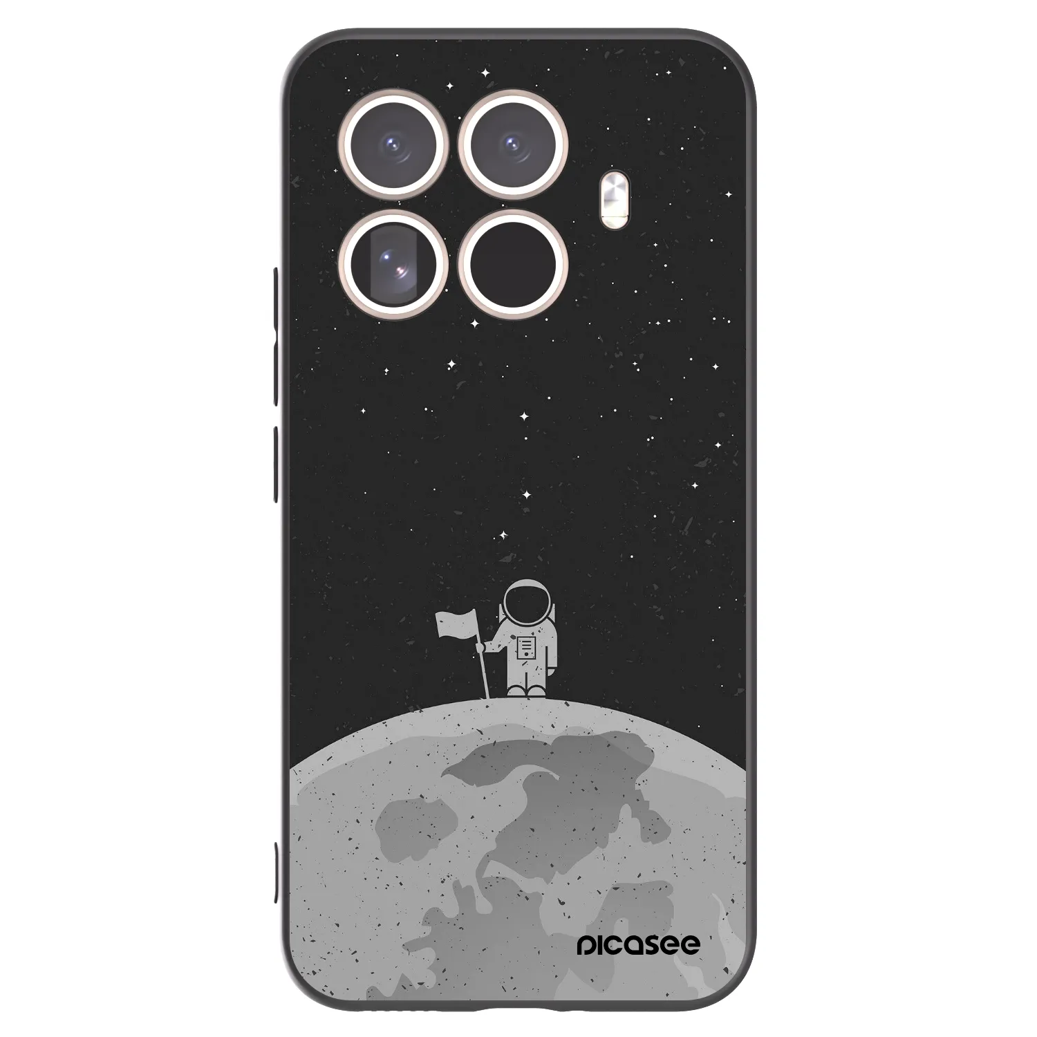 Picasee silikonový černý obal pro Xiaomi 15T Pro - Astronaut