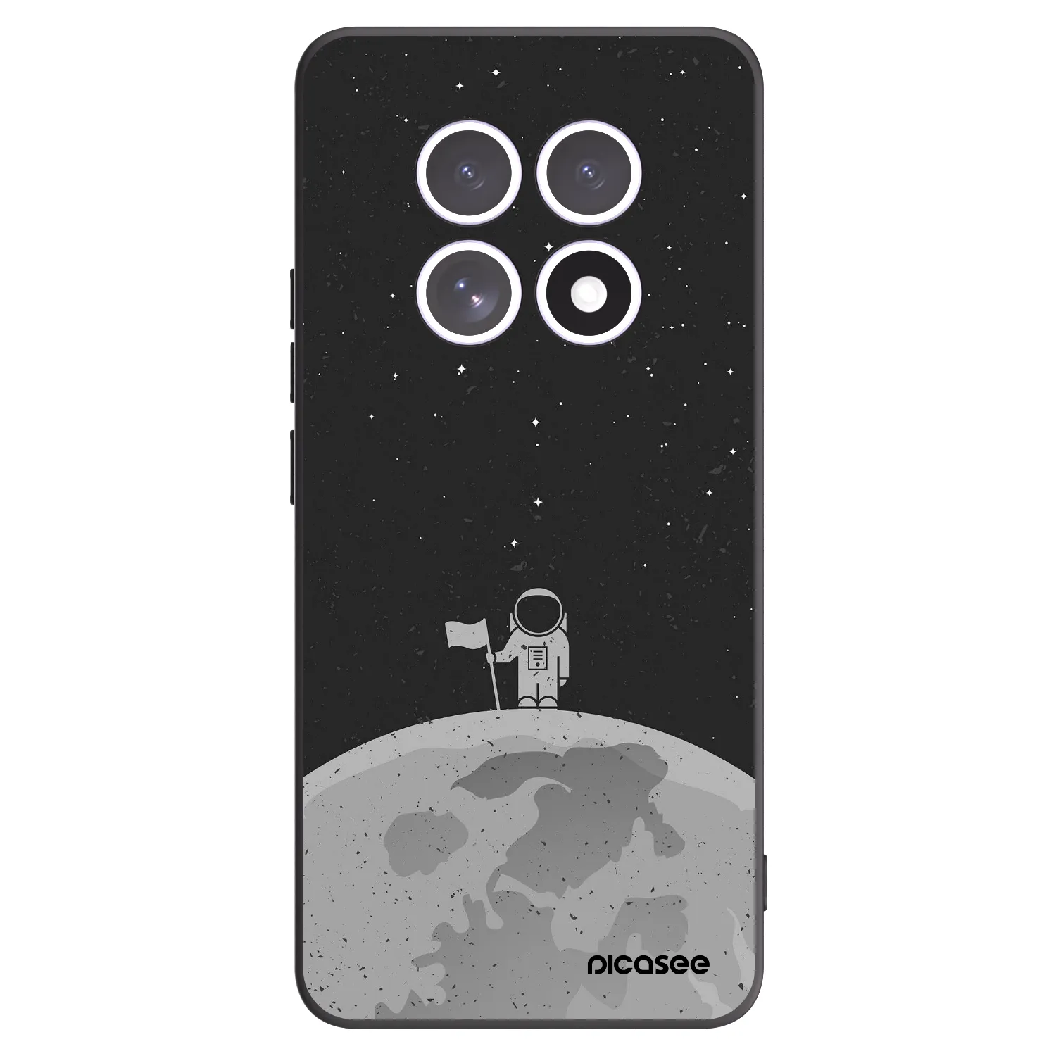 Picasee silikonový černý obal pro Xiaomi Redmi Note 15 - Astronaut
