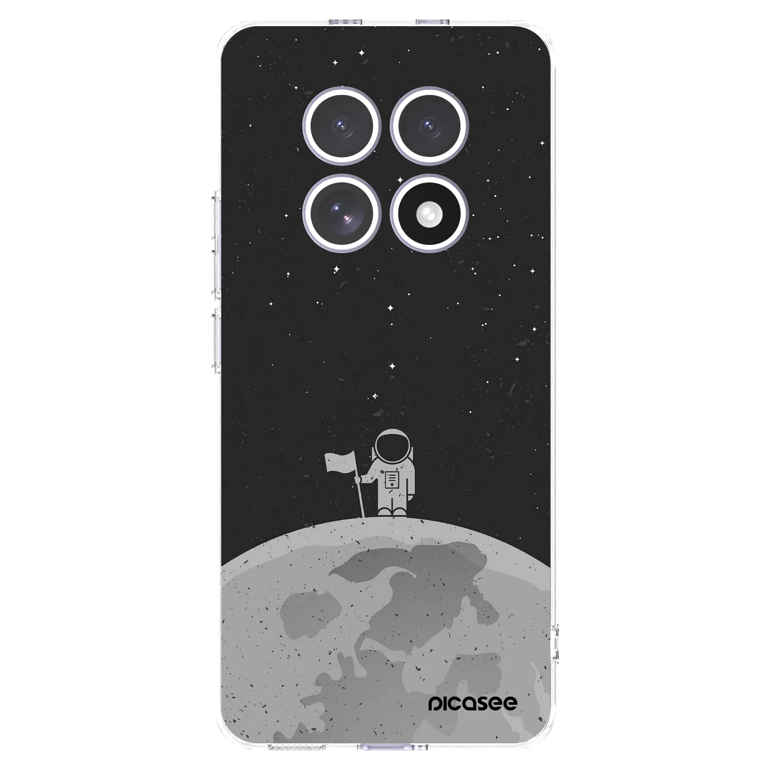 Picasee silikonový průhledný obal pro Xiaomi Redmi Note 15 - Astronaut