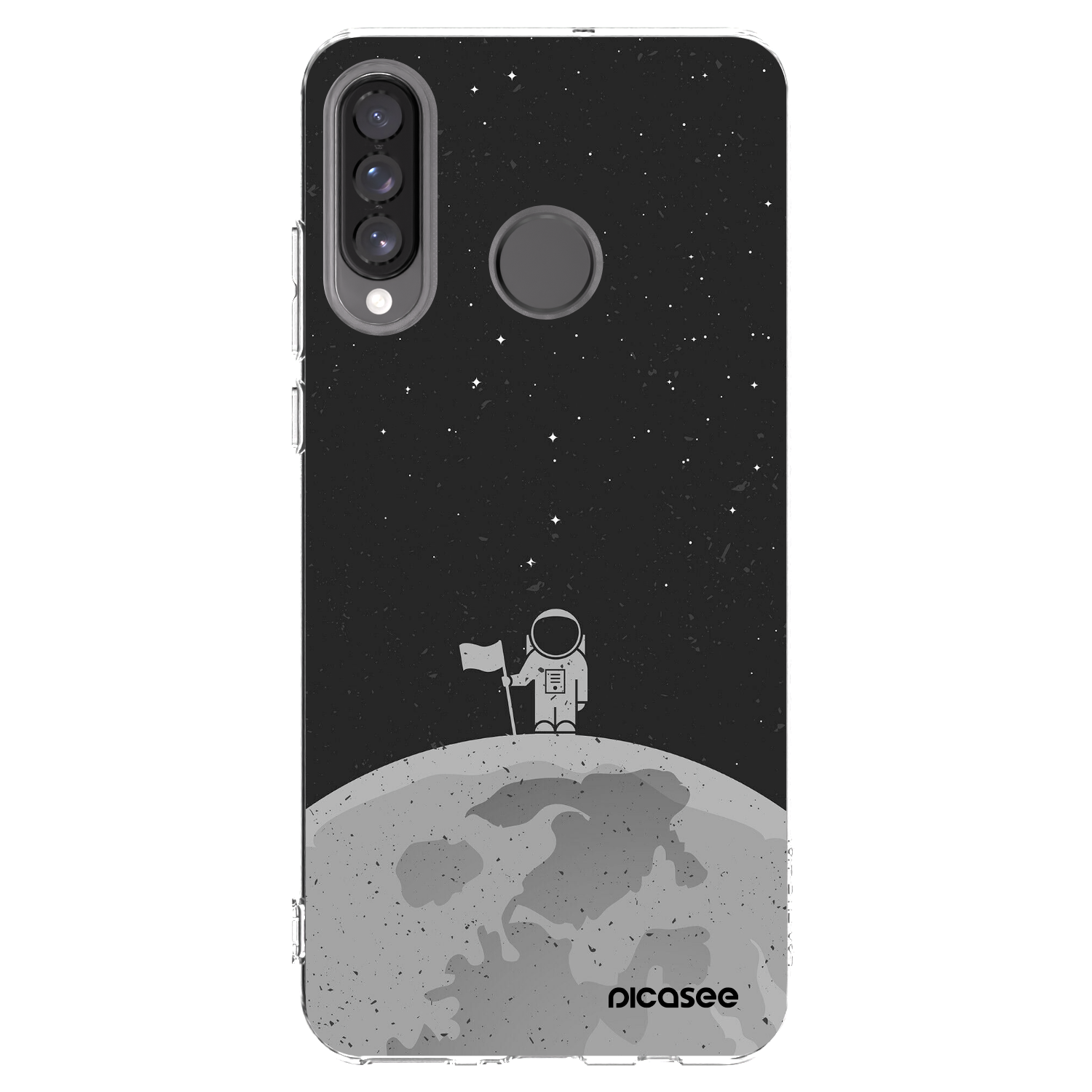 Picasee silikonový průhledný obal pro Huawei P30 Lite - Astronaut