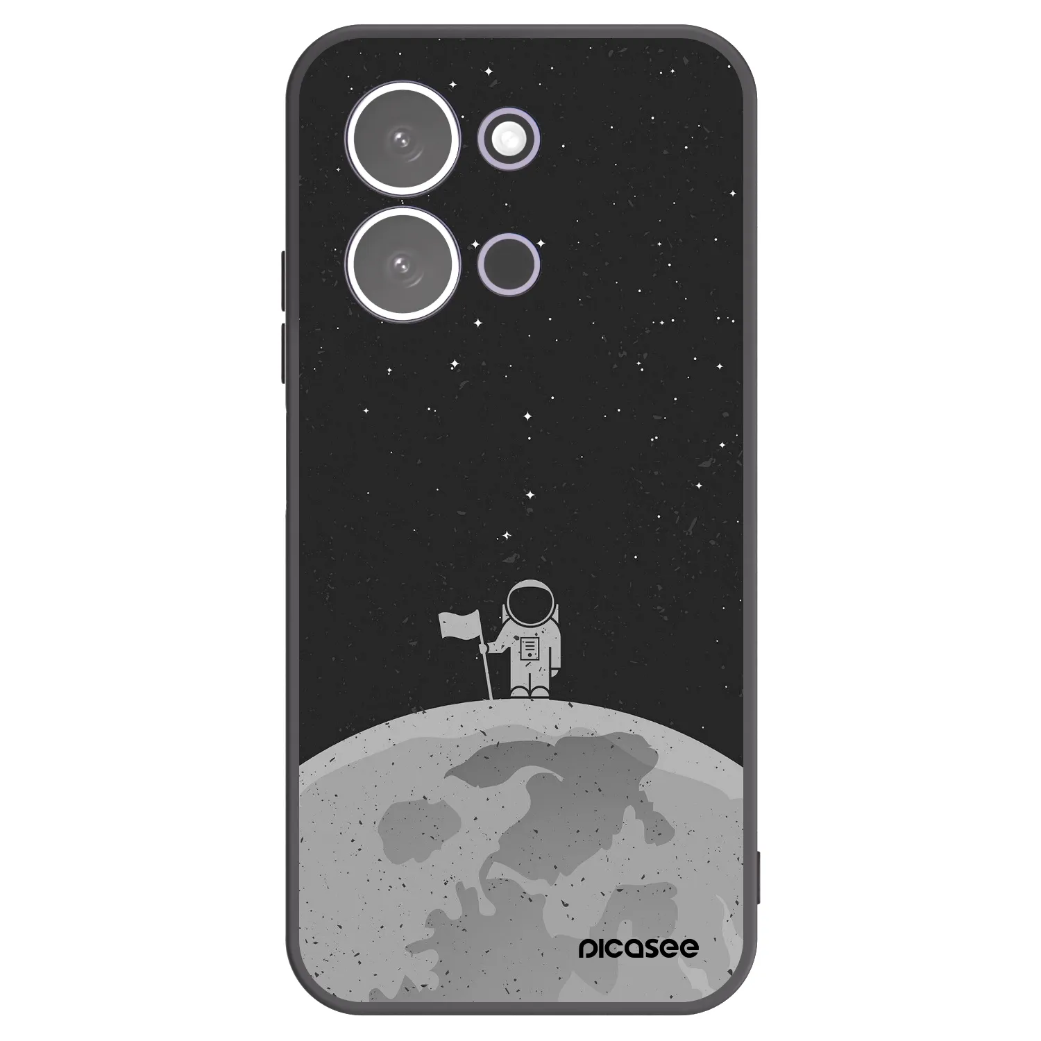 Picasee silikonový černý obal pro Xiaomi Redmi 15C 5G - Astronaut