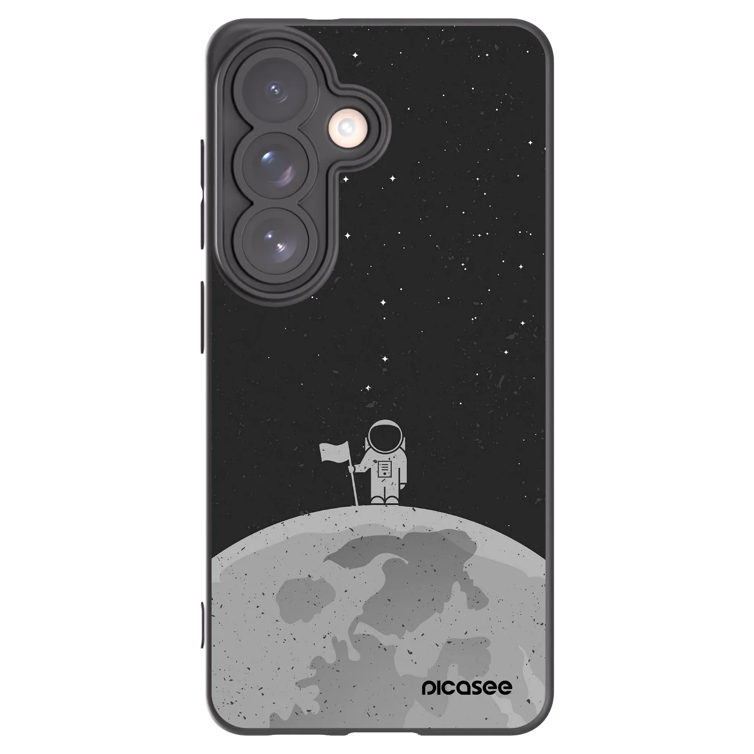 Picasee silikonový černý obal pro Samsung Galaxy S26 - Astronaut