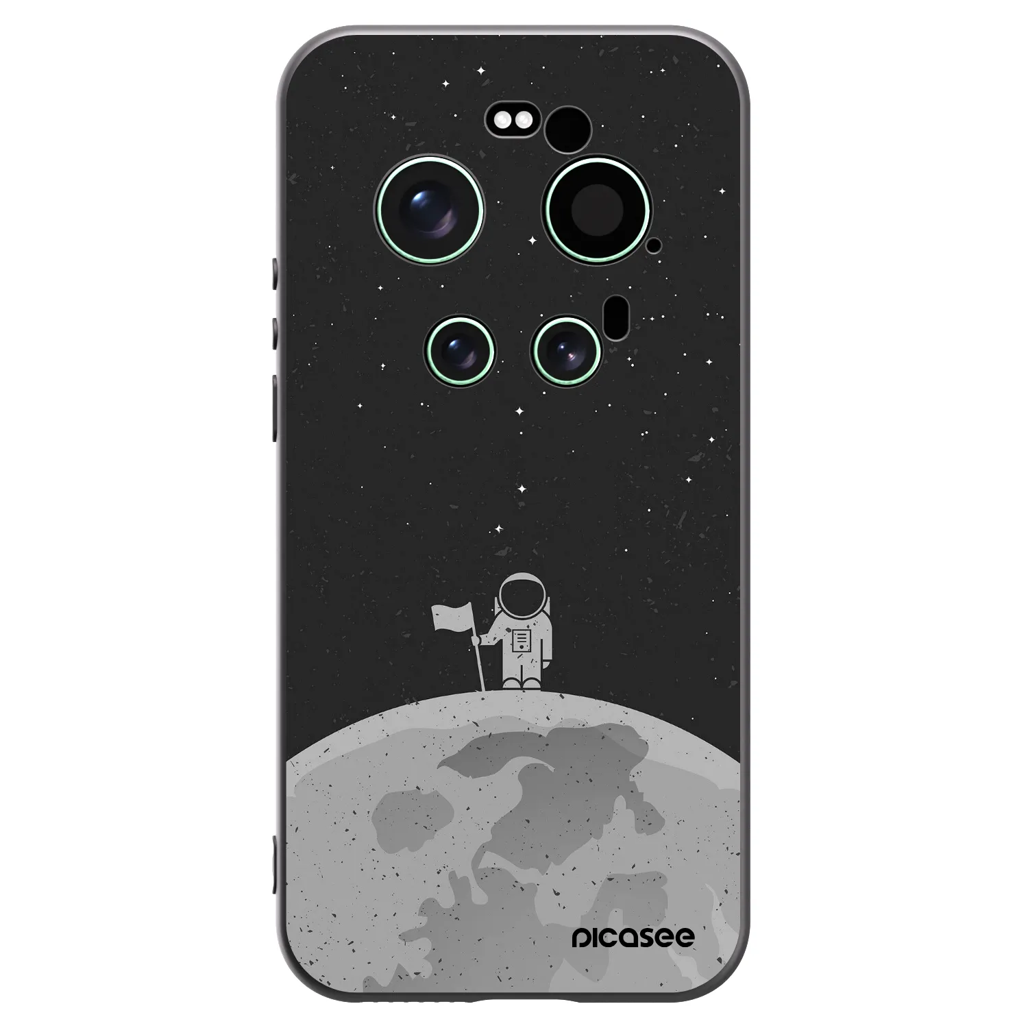 Picasee silikonový černý obal pro Xiaomi 17 Ultra - Astronaut