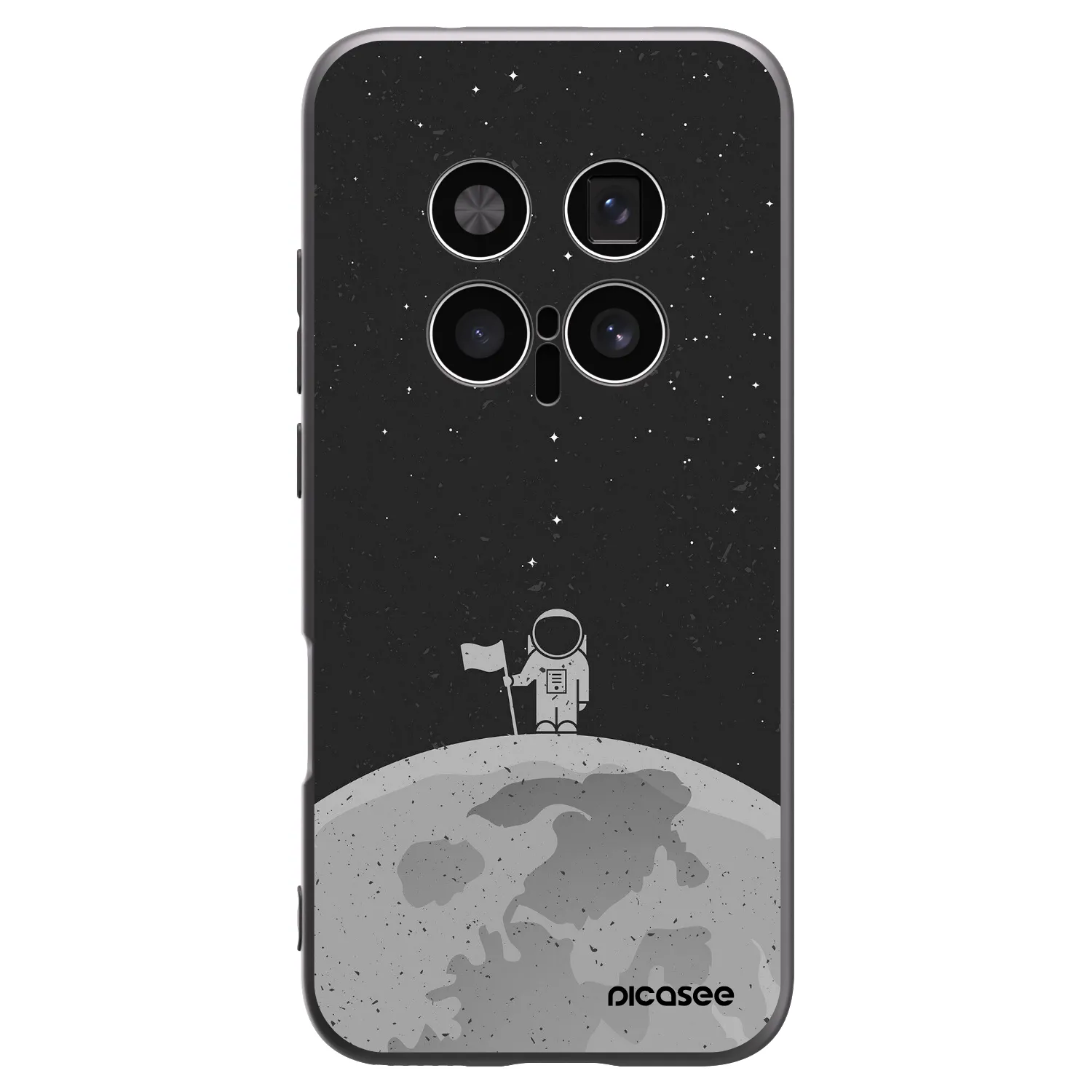 Picasee silikonový černý obal pro Honor Magic8 Pro 5G - Astronaut