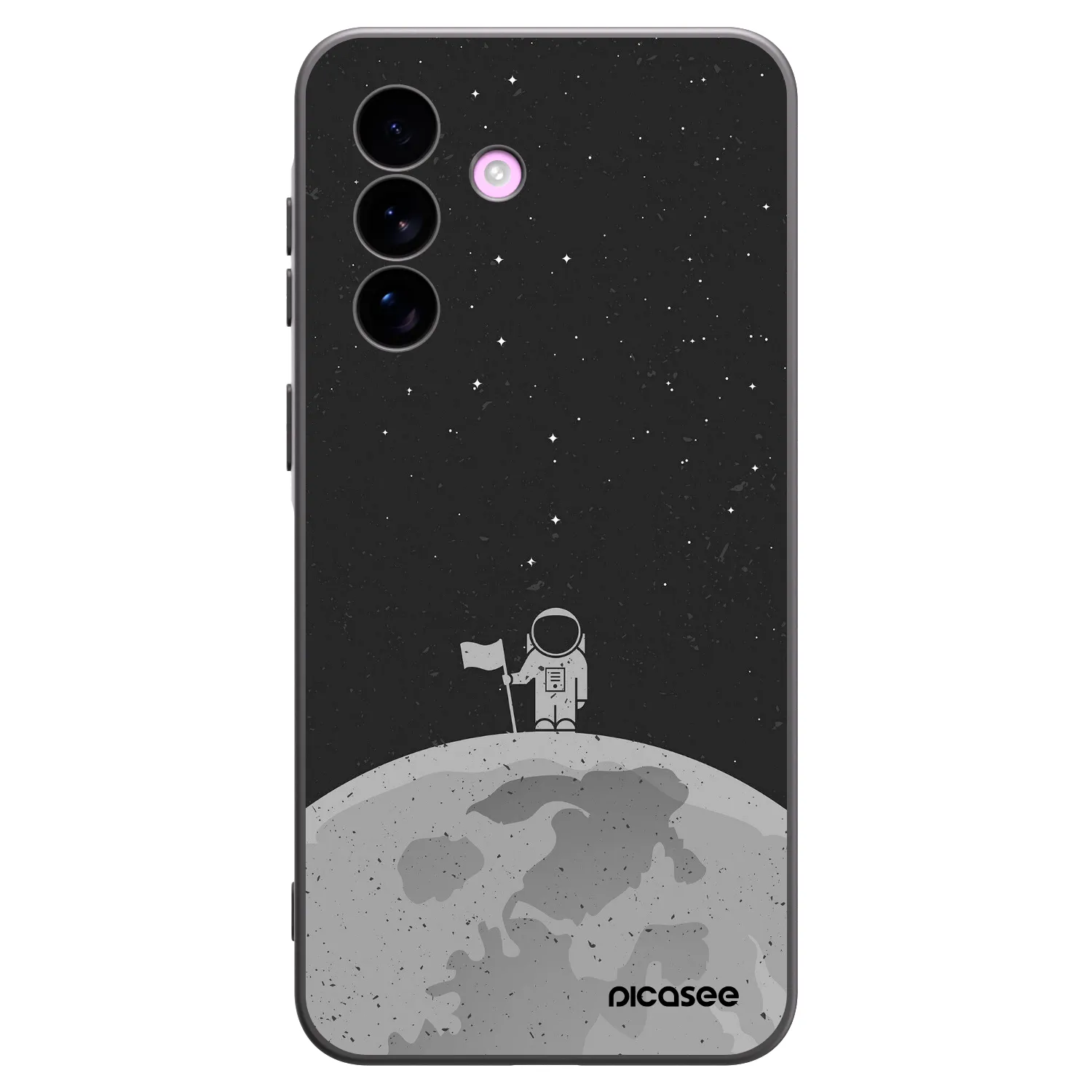 Picasee silikonový černý obal pro Samsung Galaxy A57 5G - Astronaut