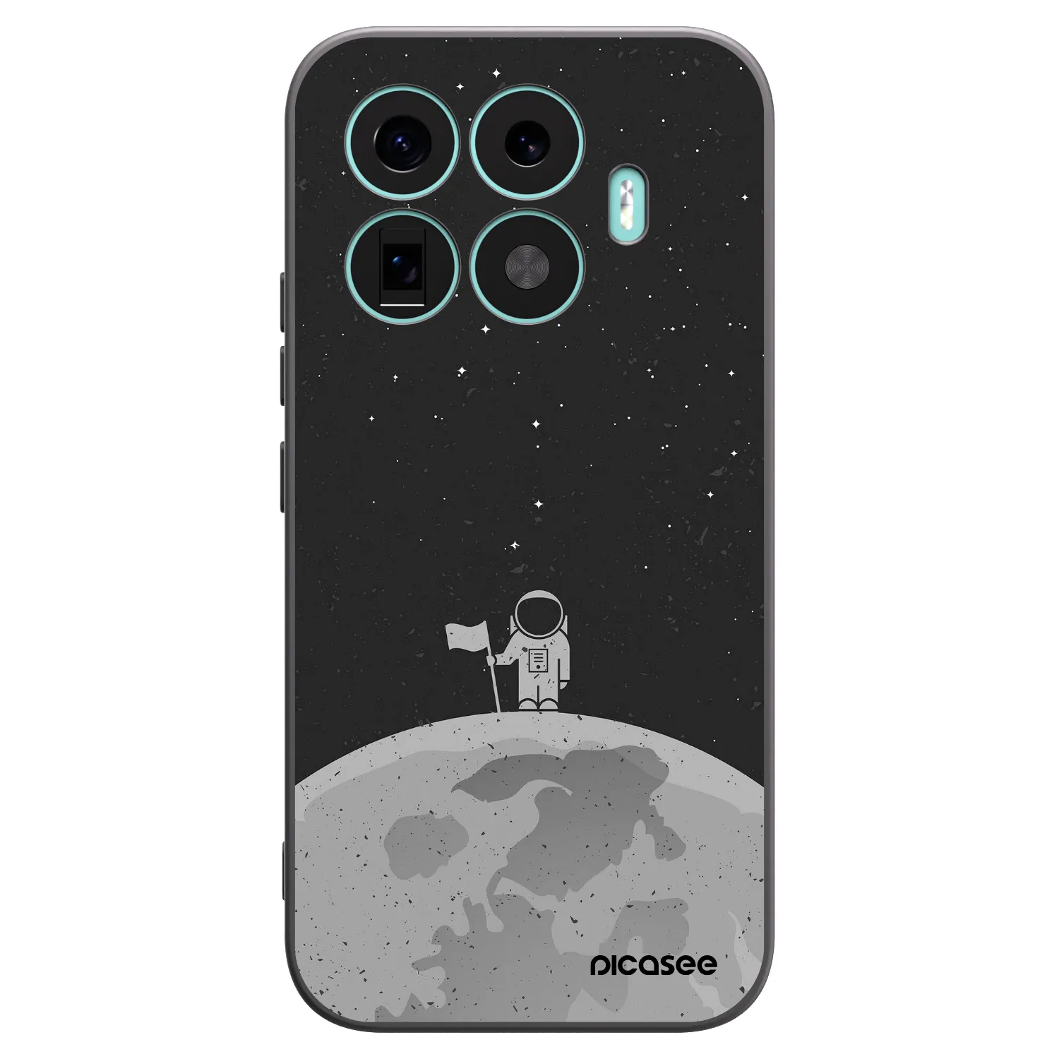 Picasee silikonový černý obal pro Xiaomi 17T - Astronaut