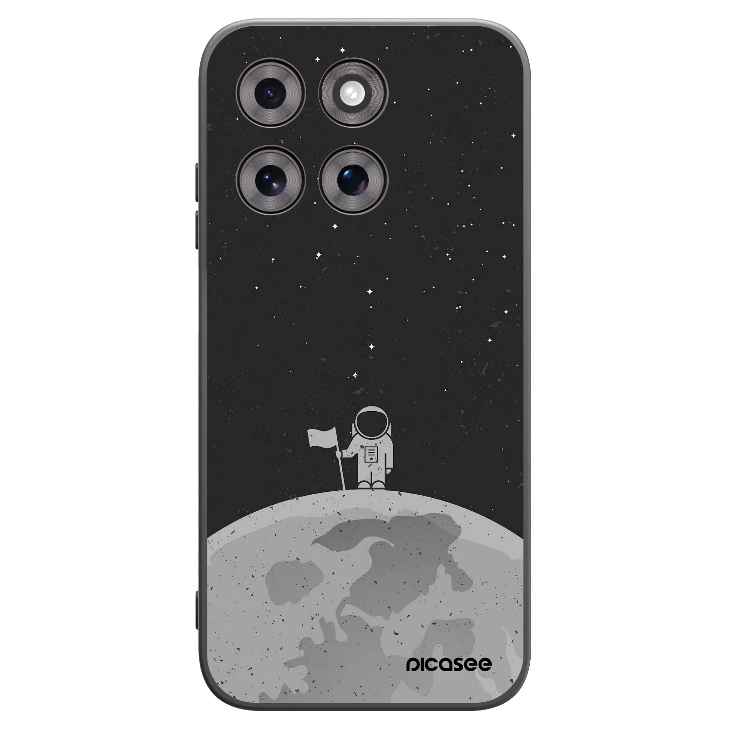 Picasee silikonový černý obal pro Motorola Moto G77 - Astronaut
