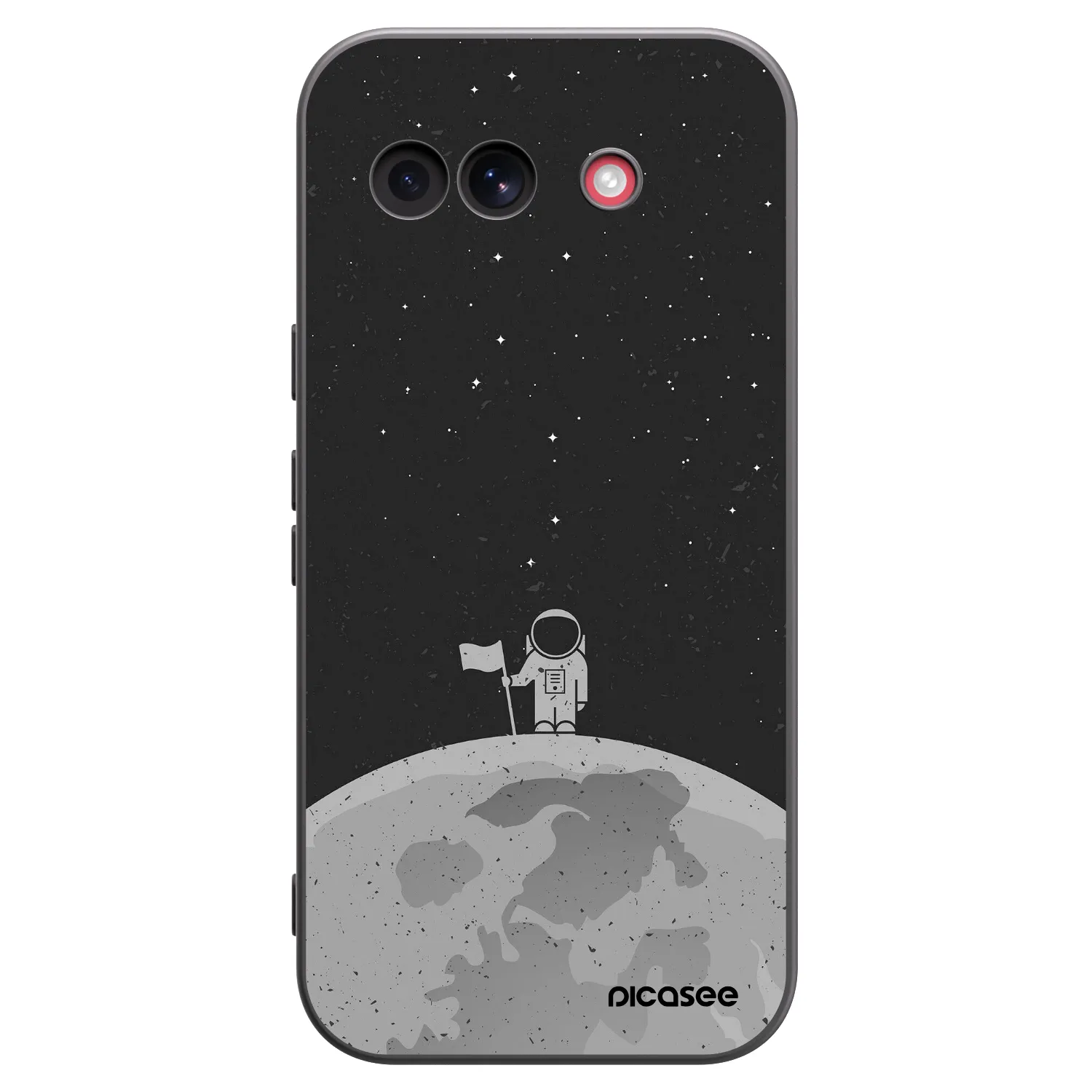 Picasee silikonový černý obal pro Google Pixel 10a - Astronaut