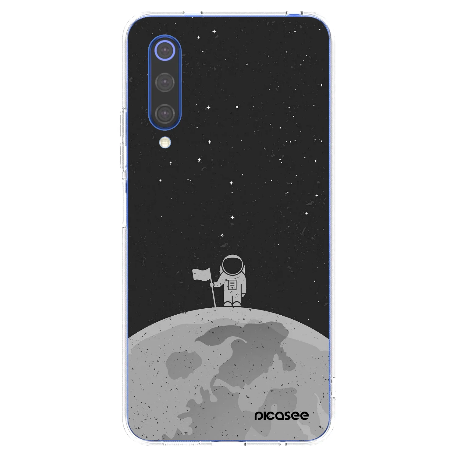 Picasee silikonový průhledný obal pro Xiaomi Mi 9 SE - Astronaut