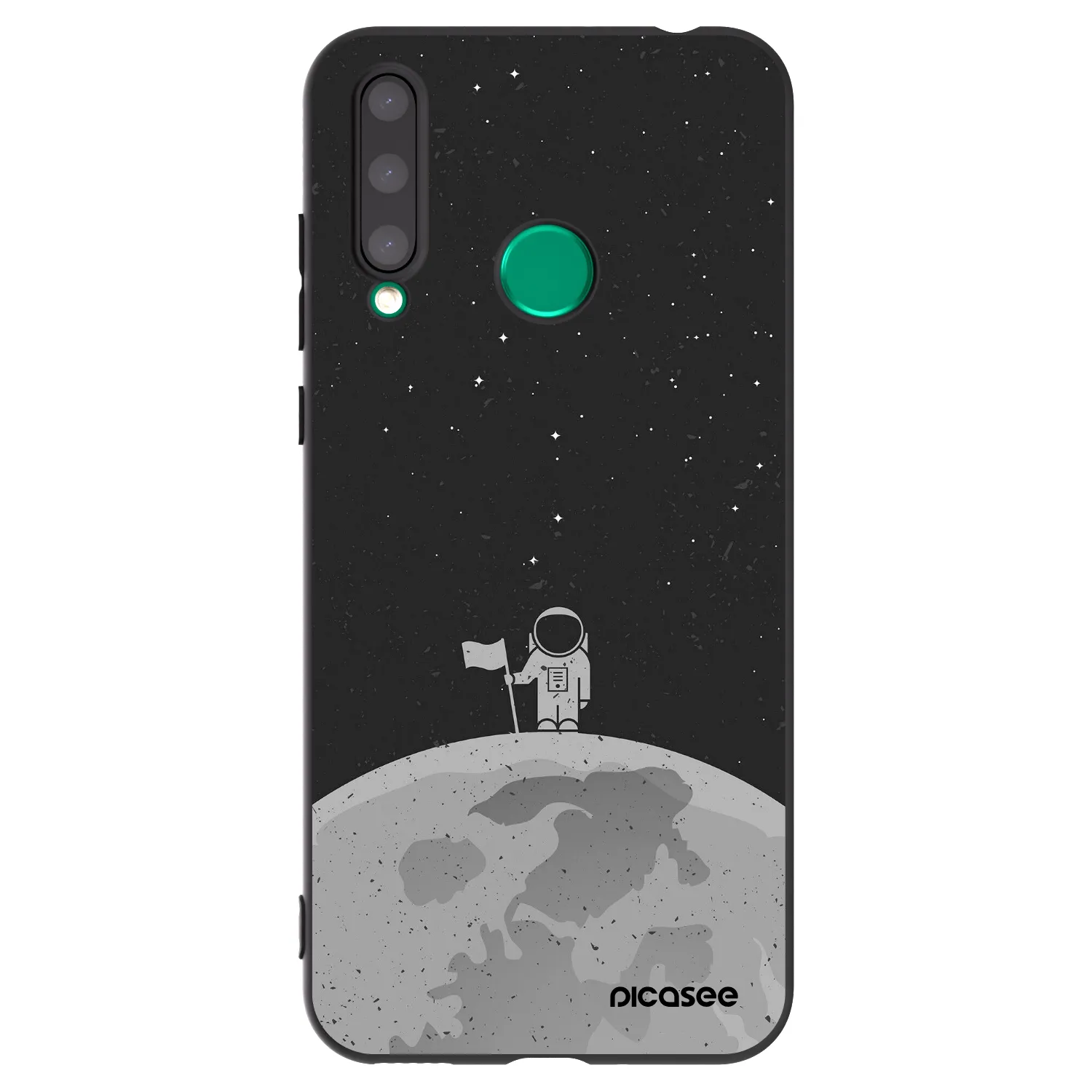 Picasee silikonový černý obal pro Honor 20 Lite - Astronaut