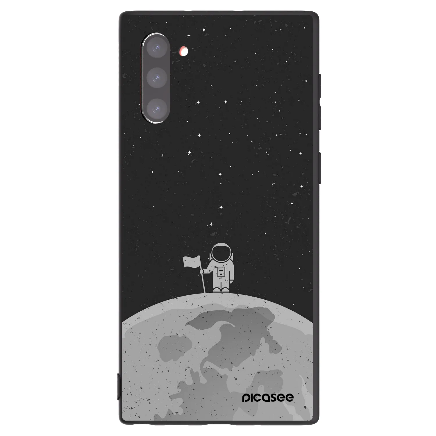 Picasee silikonový černý obal pro Samsung Galaxy Note 10 N970F - Astronaut