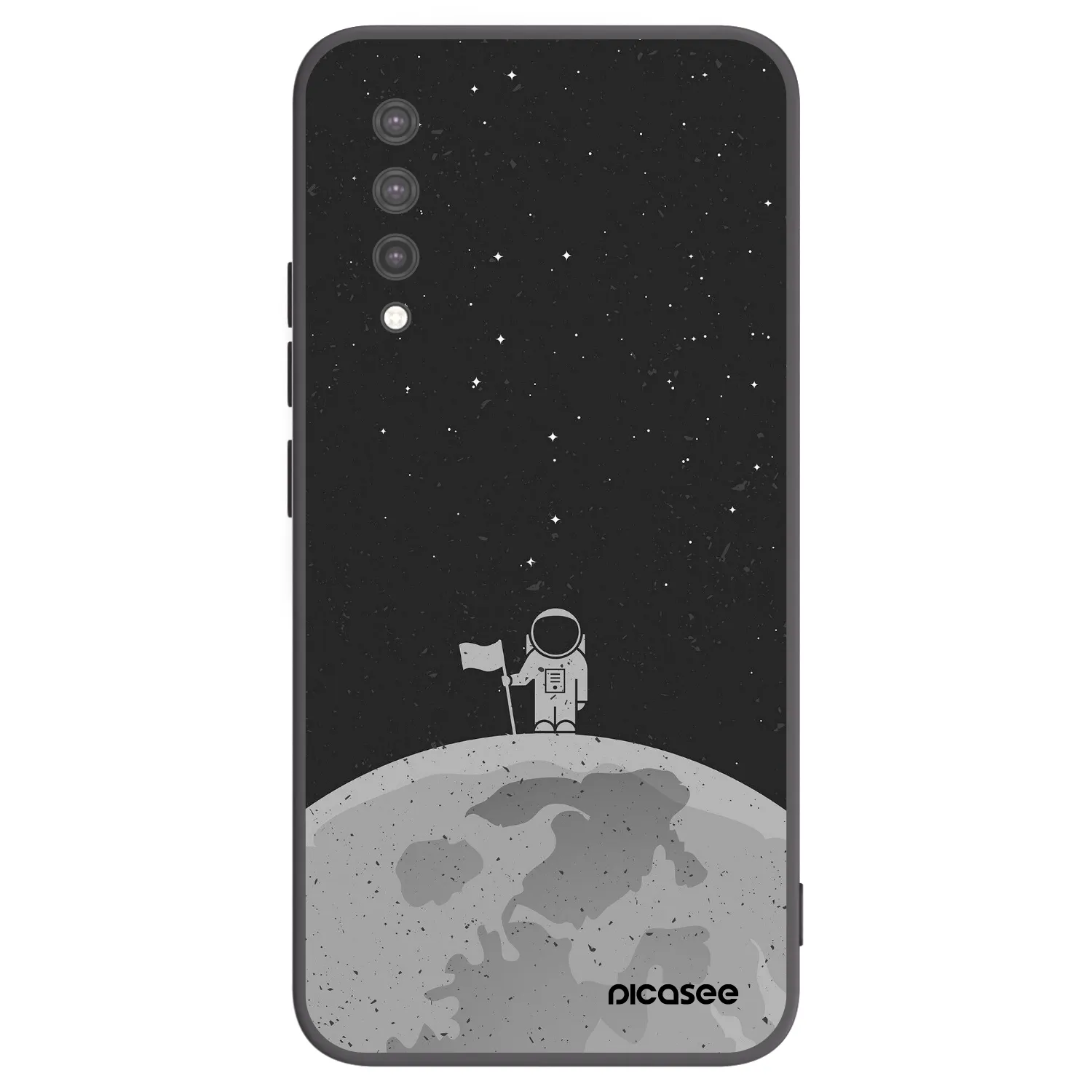 Picasee silikonový černý obal pro Xiaomi Mi 9 Lite - Astronaut