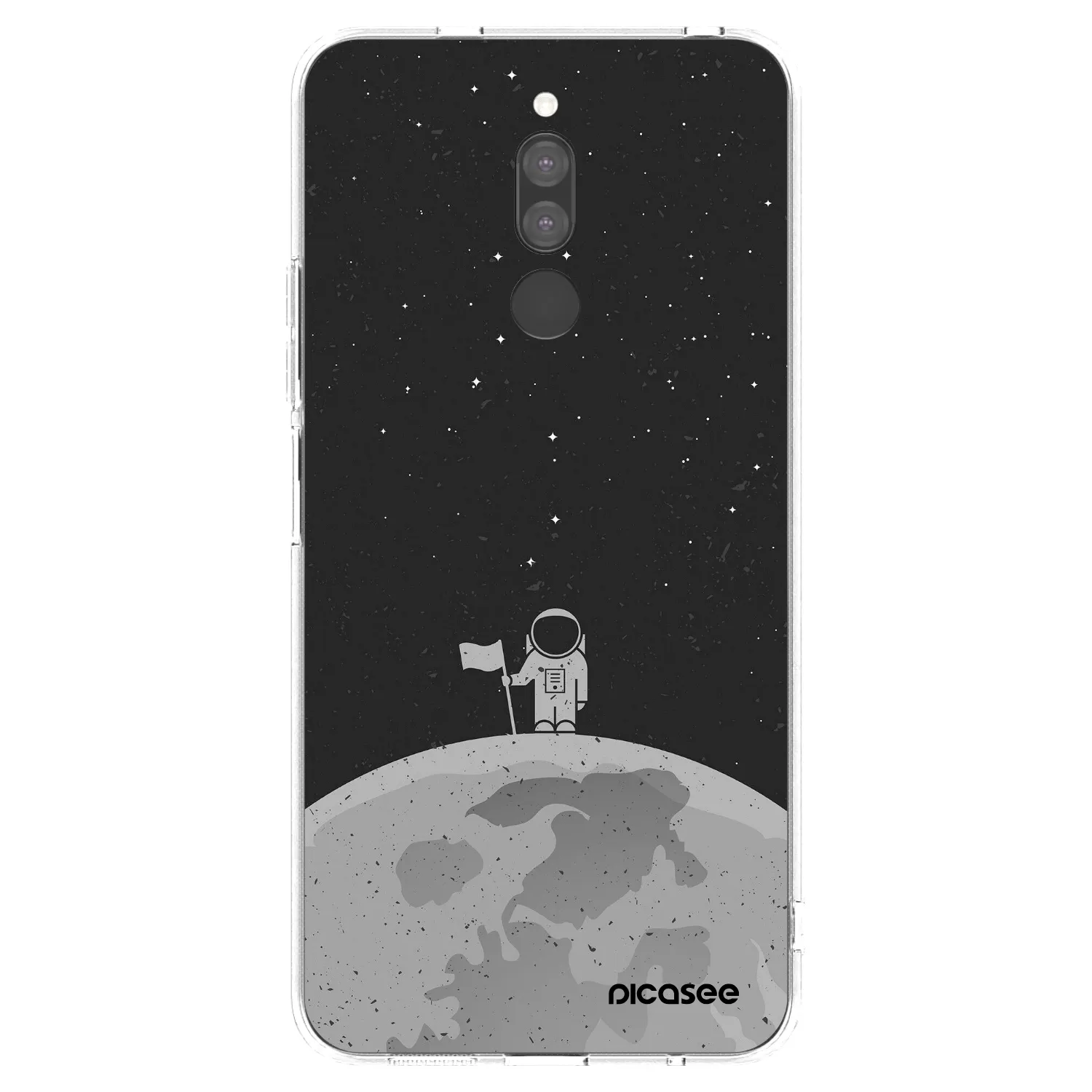 Picasee silikonový průhledný obal pro Xiaomi Redmi 8 - Astronaut