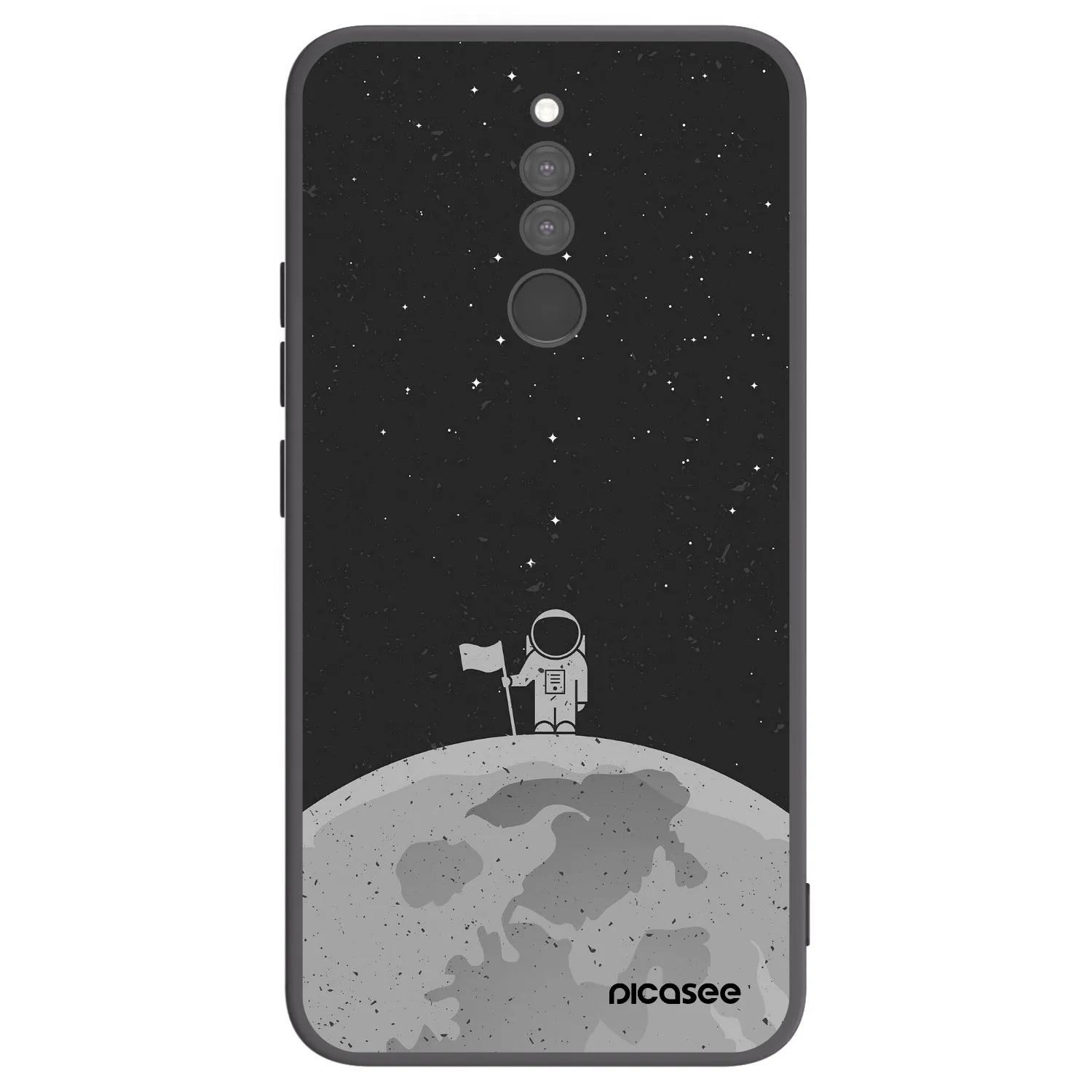 Picasee silikonový černý obal pro Xiaomi Redmi 8 - Astronaut