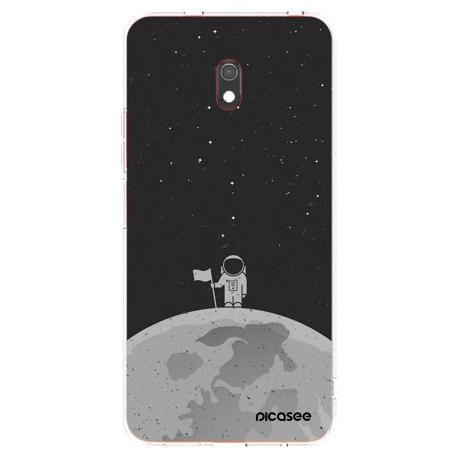 Picasee silikonový průhledný obal pro Xiaomi Redmi 8A - Astronaut