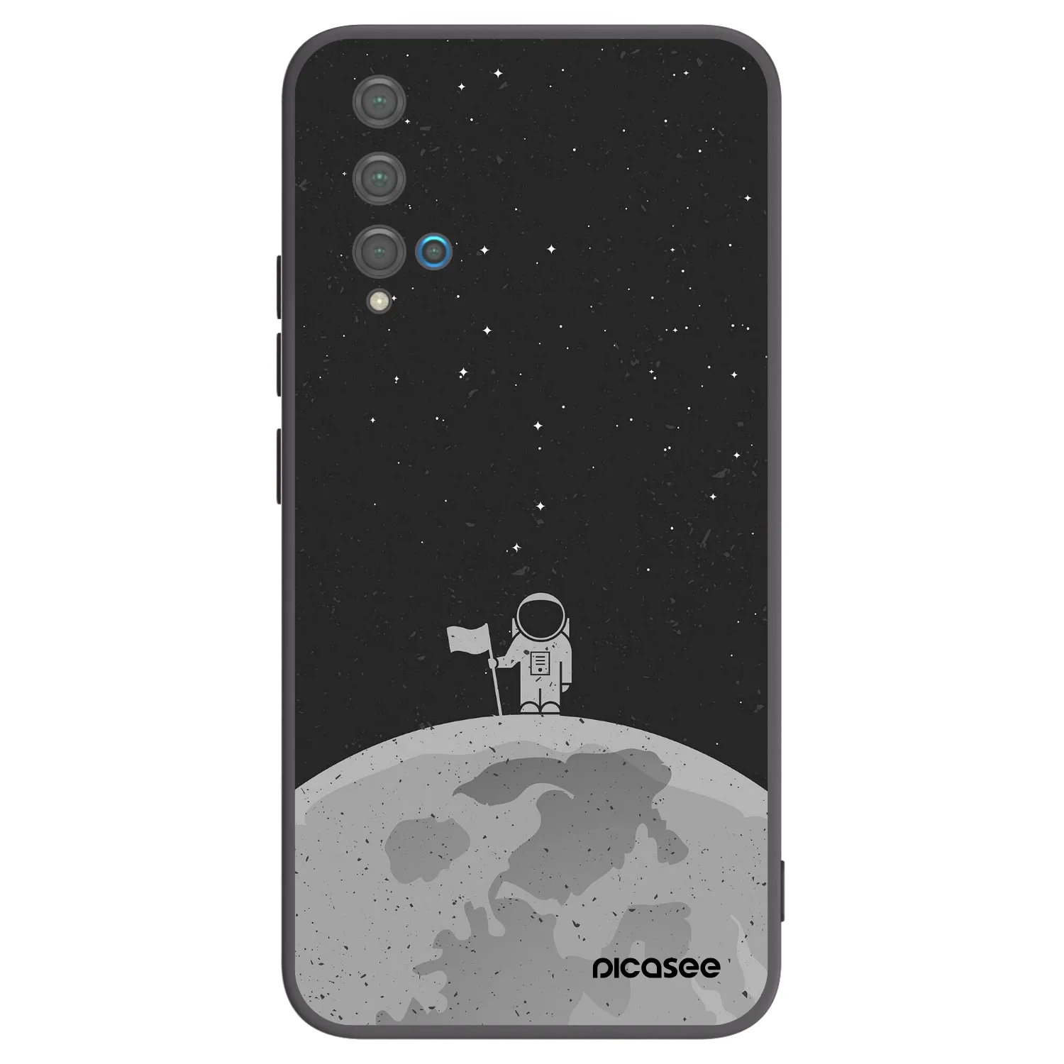 Picasee silikonový černý obal pro Huawei Nova 5T - Astronaut