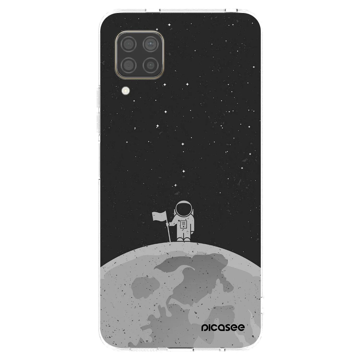 Picasee silikonový průhledný obal pro Huawei P40 Lite - Astronaut