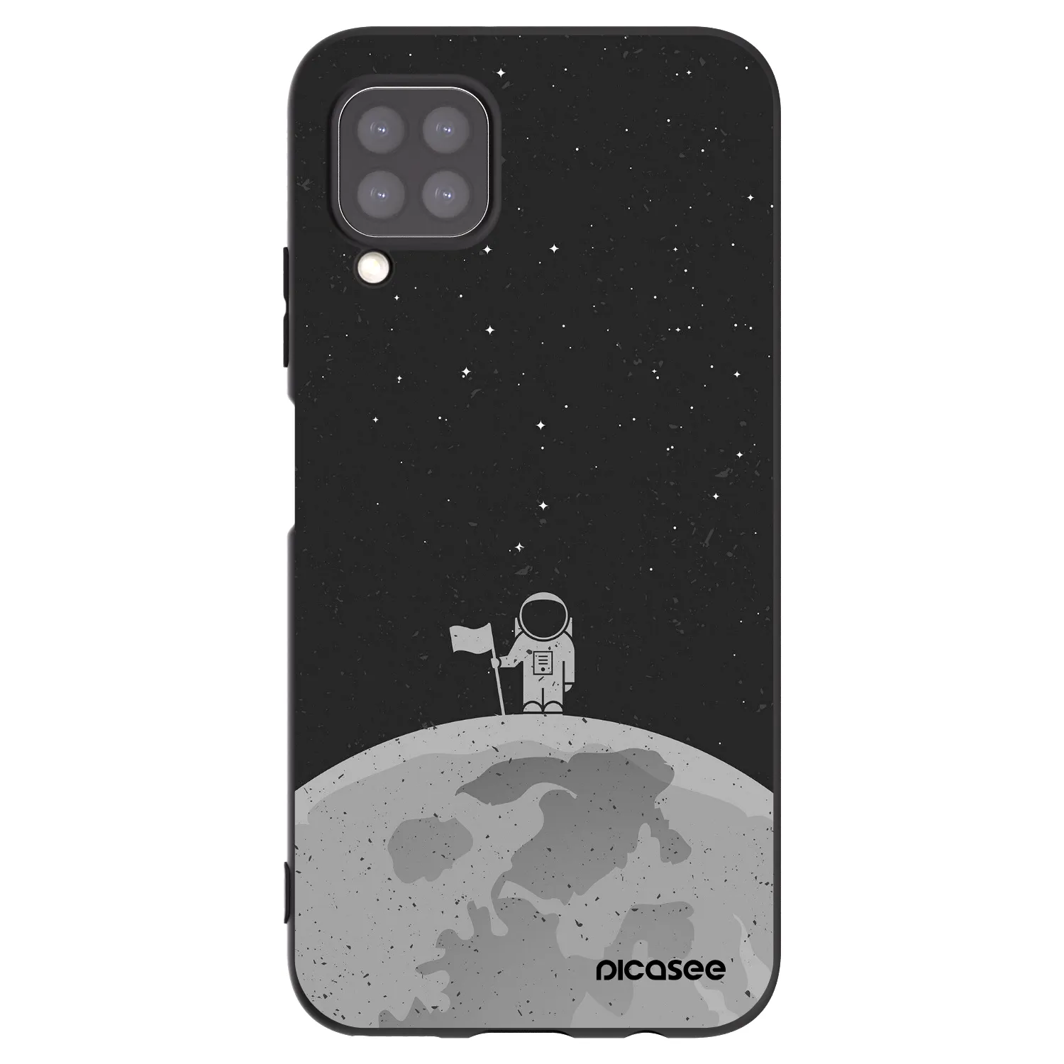Picasee silikonový černý obal pro Huawei P40 Lite - Astronaut