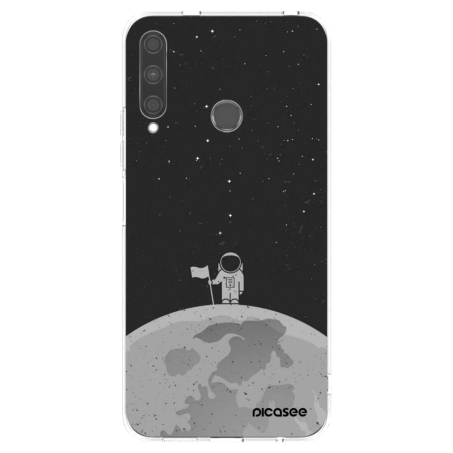 Picasee silikonový průhledný obal pro Huawei P40 Lite E - Astronaut