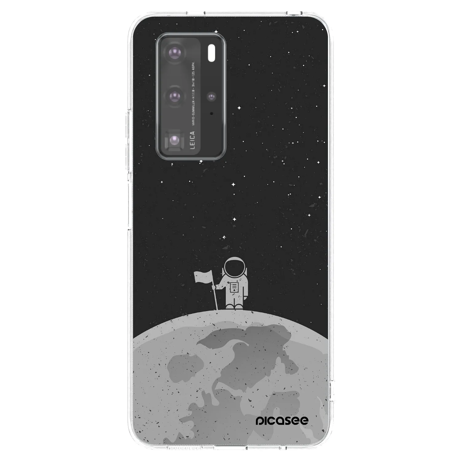 Picasee silikonový průhledný obal pro Huawei P40 Pro - Astronaut