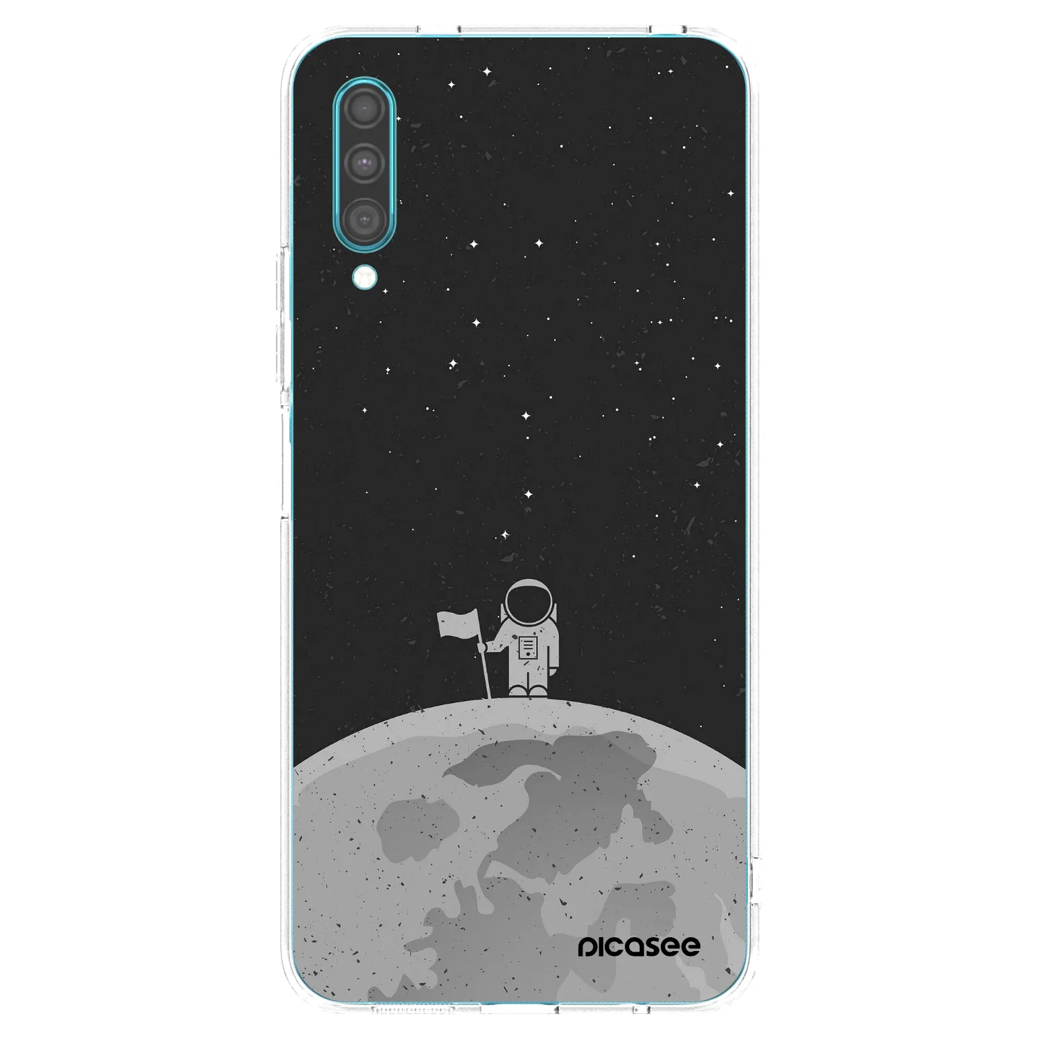 Picasee silikonový průhledný obal pro Samsung Galaxy A30s A307F - Astronaut