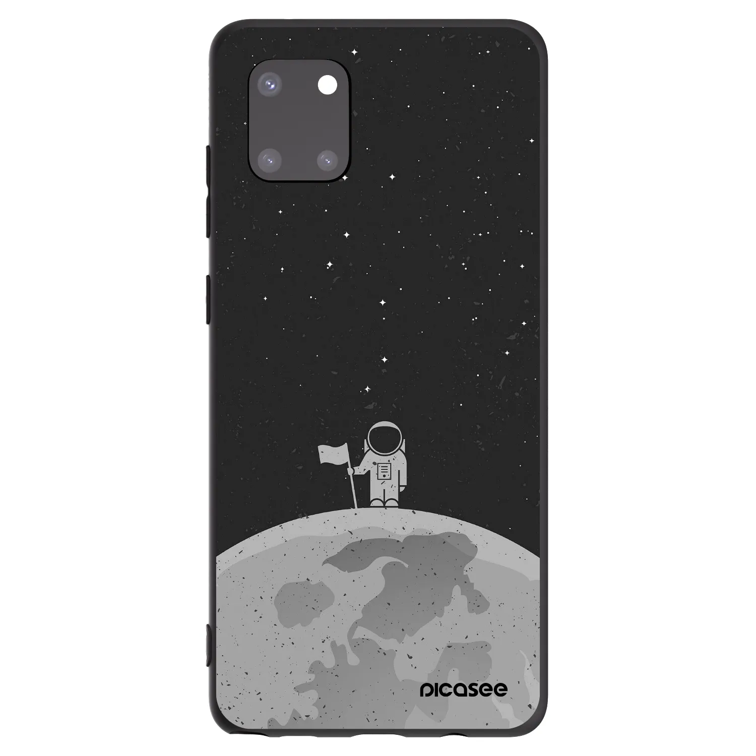 Picasee silikonový černý obal pro Samsung Galaxy Note 10 Lite N770F - Astronaut