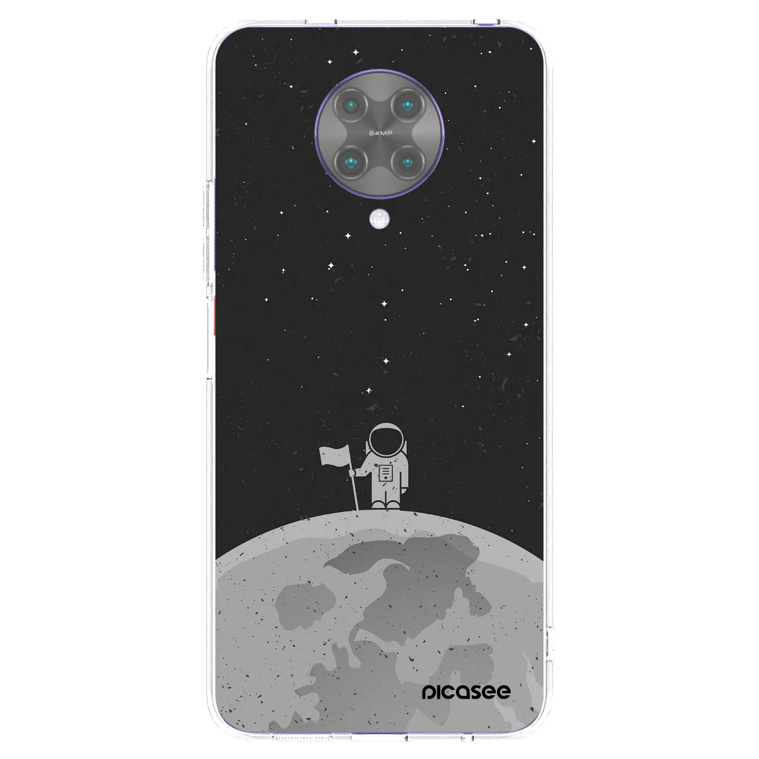 Picasee silikonový průhledný obal pro Xiaomi Poco F2 Pro - Astronaut