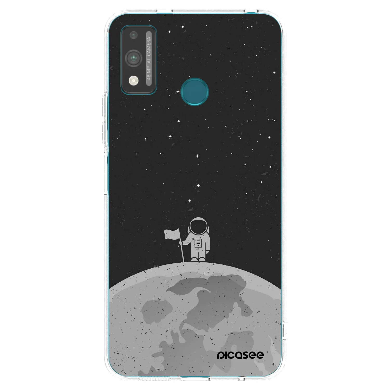 Picasee silikonový průhledný obal pro Honor 9X Lite - Astronaut