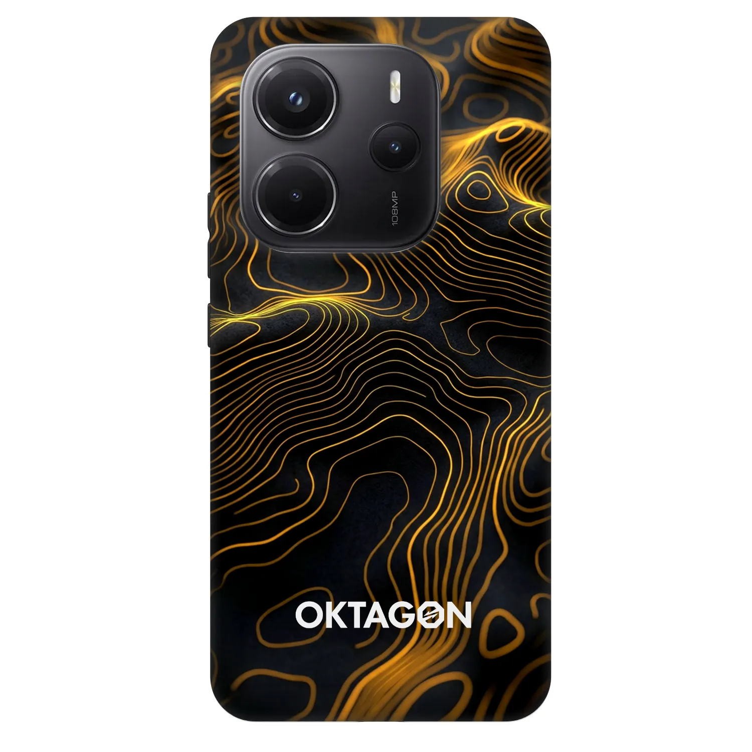 Picasee Fashion Case pro Xiaomi Redmi Note 14 5G - OKTAGON - Fightflow Abstract