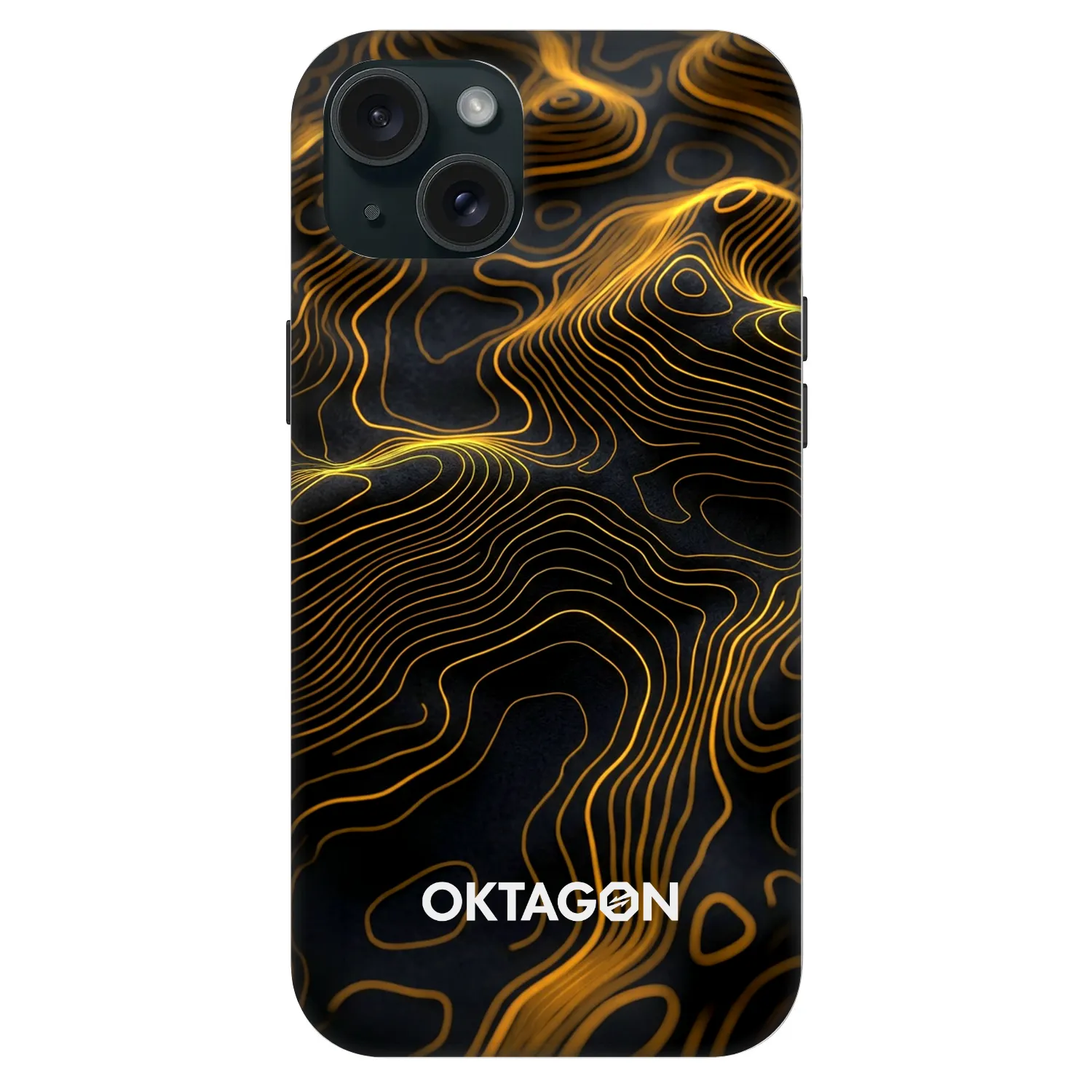 Picasee Fashion Case MagSafe Apple iPhone 15 Plus - OKTAGON - Fightflow Abstract