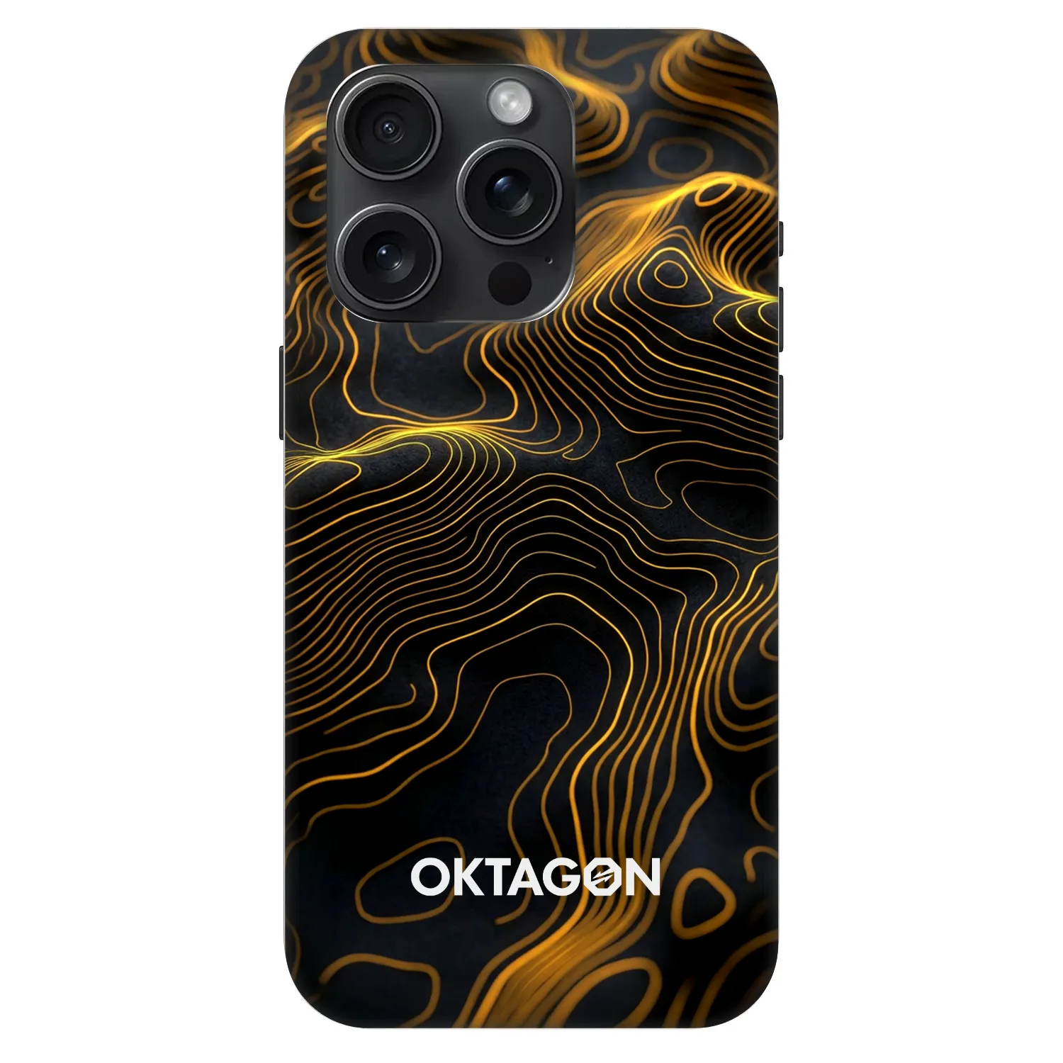 Picasee Fashion Case MagSafe Apple iPhone 15 Pro - OKTAGON - Fightflow Abstract