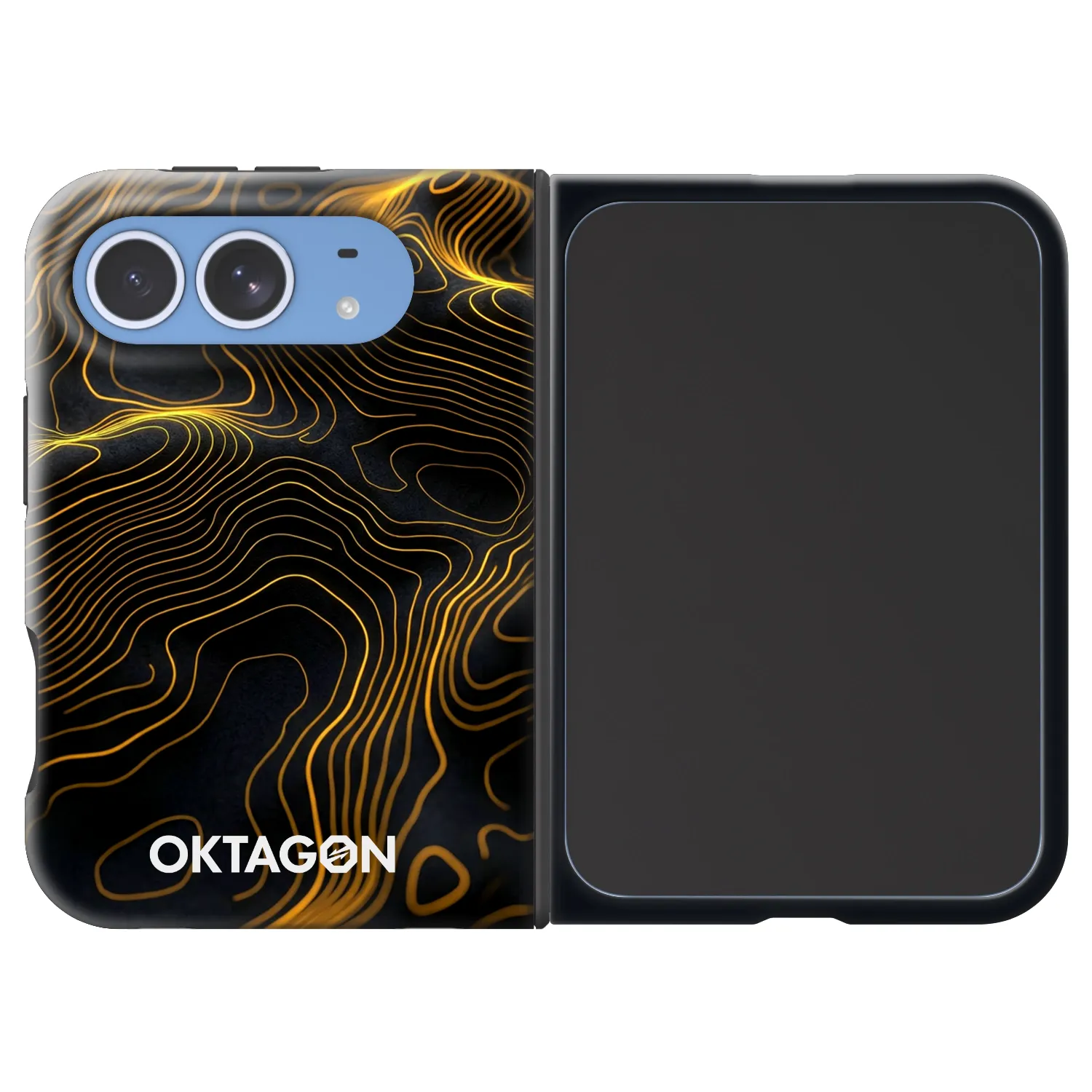 Picasee Fashion Case MagSafe Apple iPhone Duo - OKTAGON - Fightflow Abstract