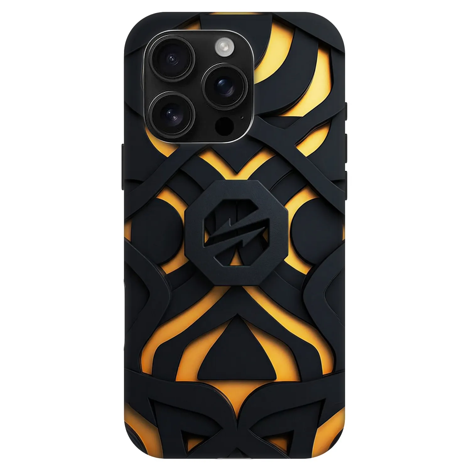 Picasee Fashion Case MagSafe Apple iPhone 16 Pro - OKTAGON - Impact Abstract