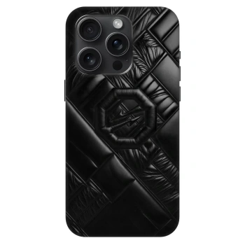Obal pro Apple iPhone 15 Pro - OKTAGON - Puffer Blackout