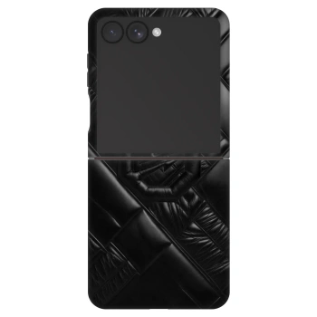 Obal pro Samsung Galaxy Z Flip7 5G - OKTAGON - Puffer Blackout