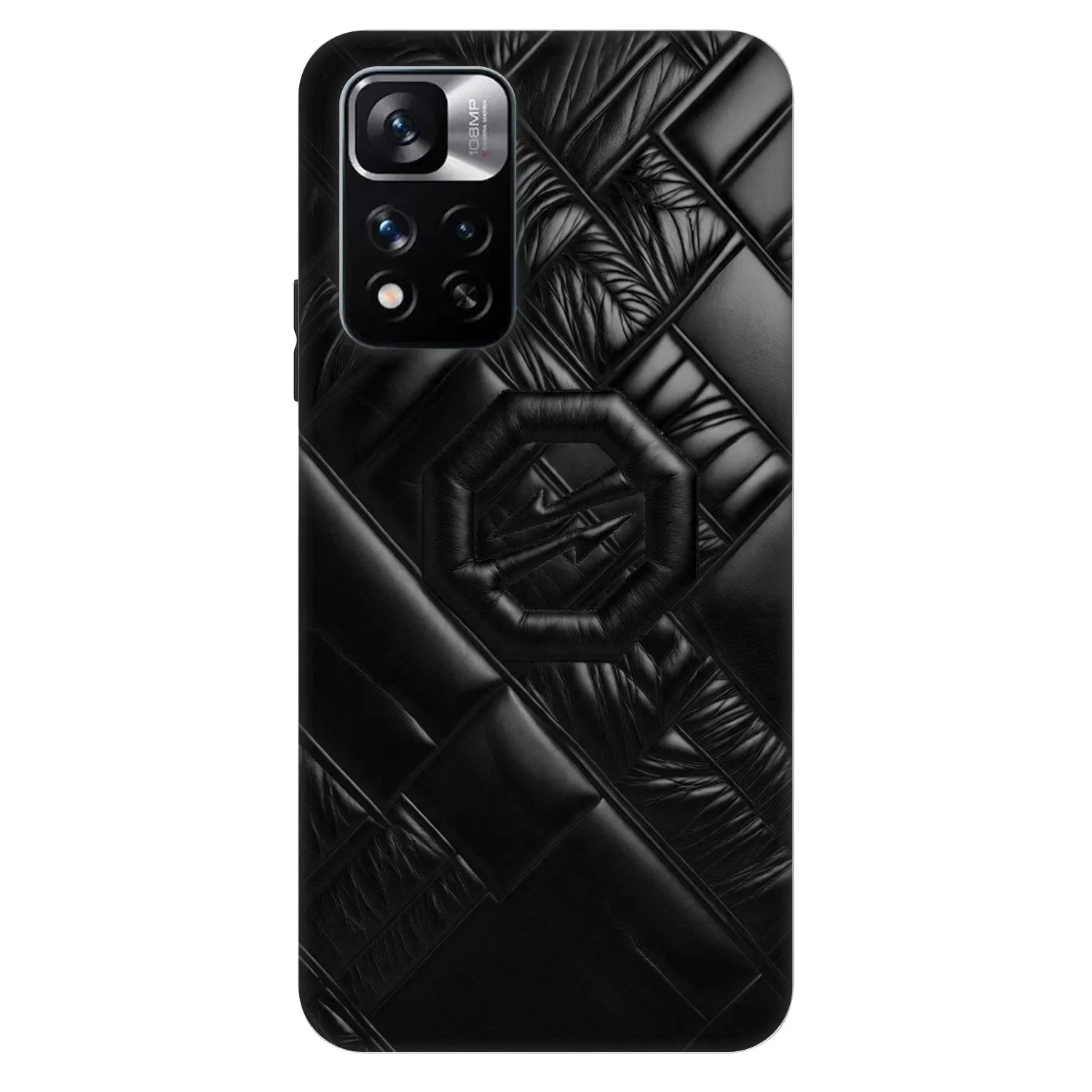 Picasee Fashion Case pro Xiaomi Redmi Note 11 Pro - OKTAGON - Puffer Blackout