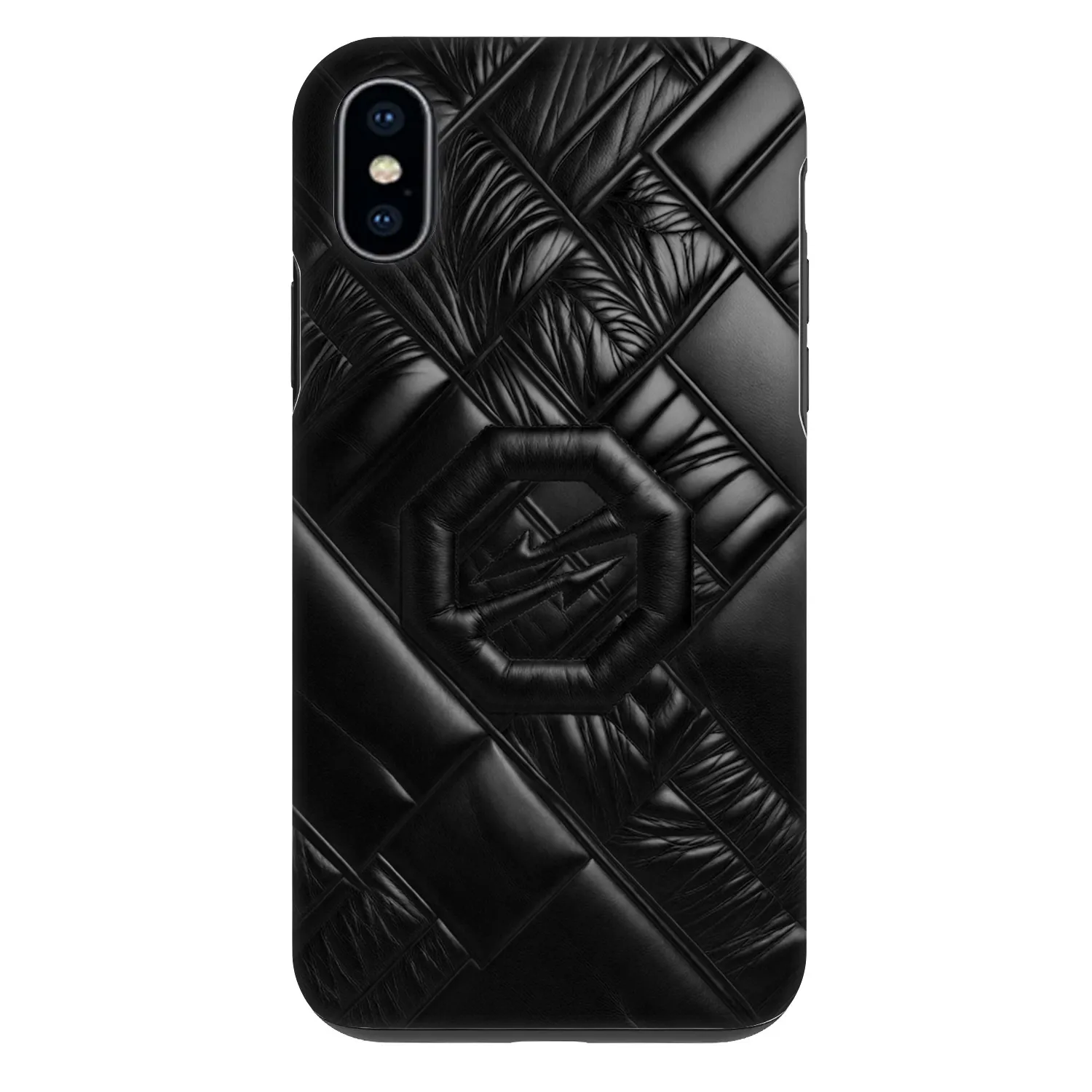 Picasee Fashion Case pro Apple iPhone X/XS - OKTAGON - Puffer Blackout