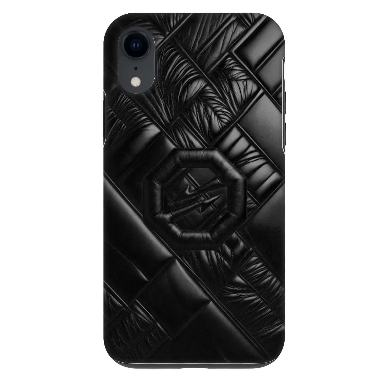 Picasee Fashion Case pro Apple iPhone XR - OKTAGON - Puffer Blackout