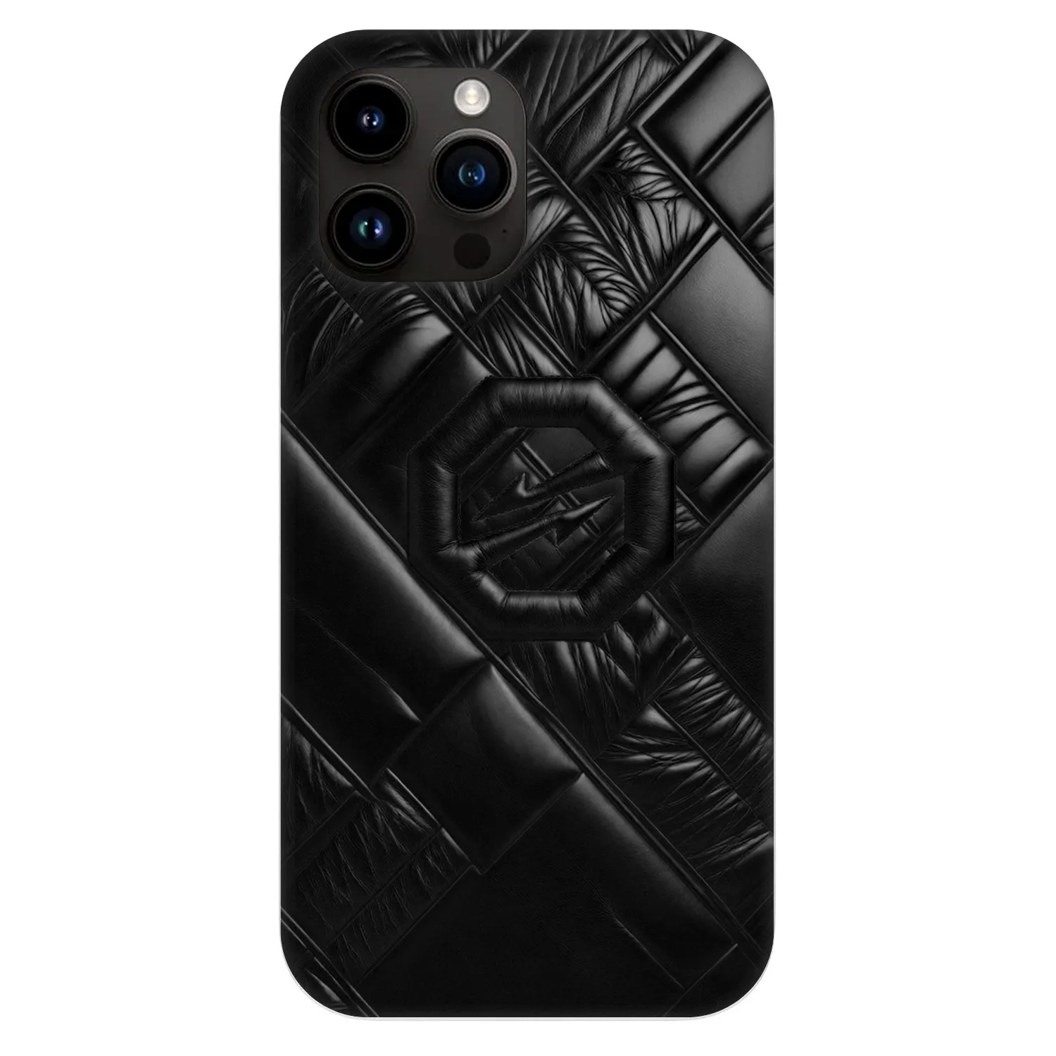 Picasee Fashion Case MagSafe Apple iPhone 13 Pro Max - OKTAGON - Puffer Blackout