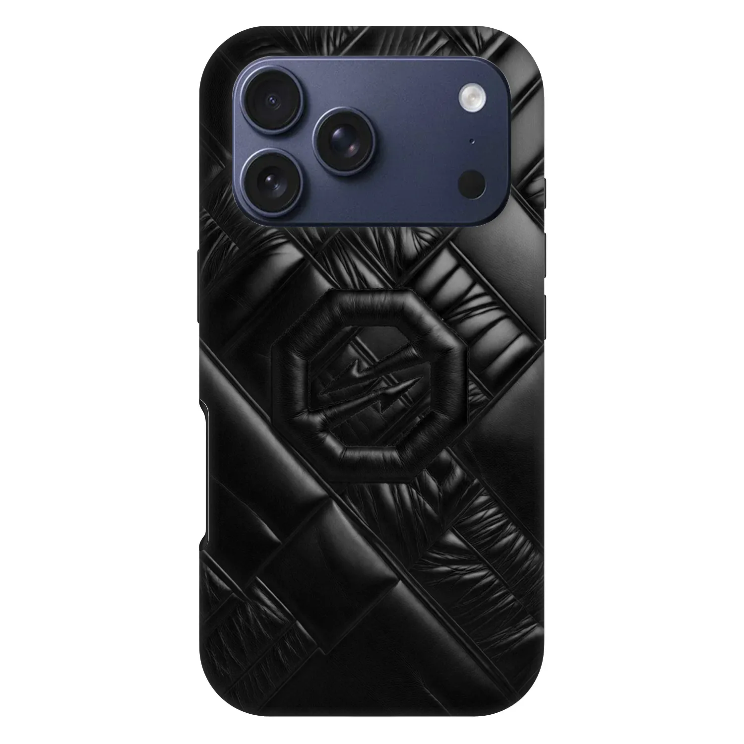 Picasee Fashion Case MagSafe Apple iPhone 17 Pro - OKTAGON - Puffer Blackout