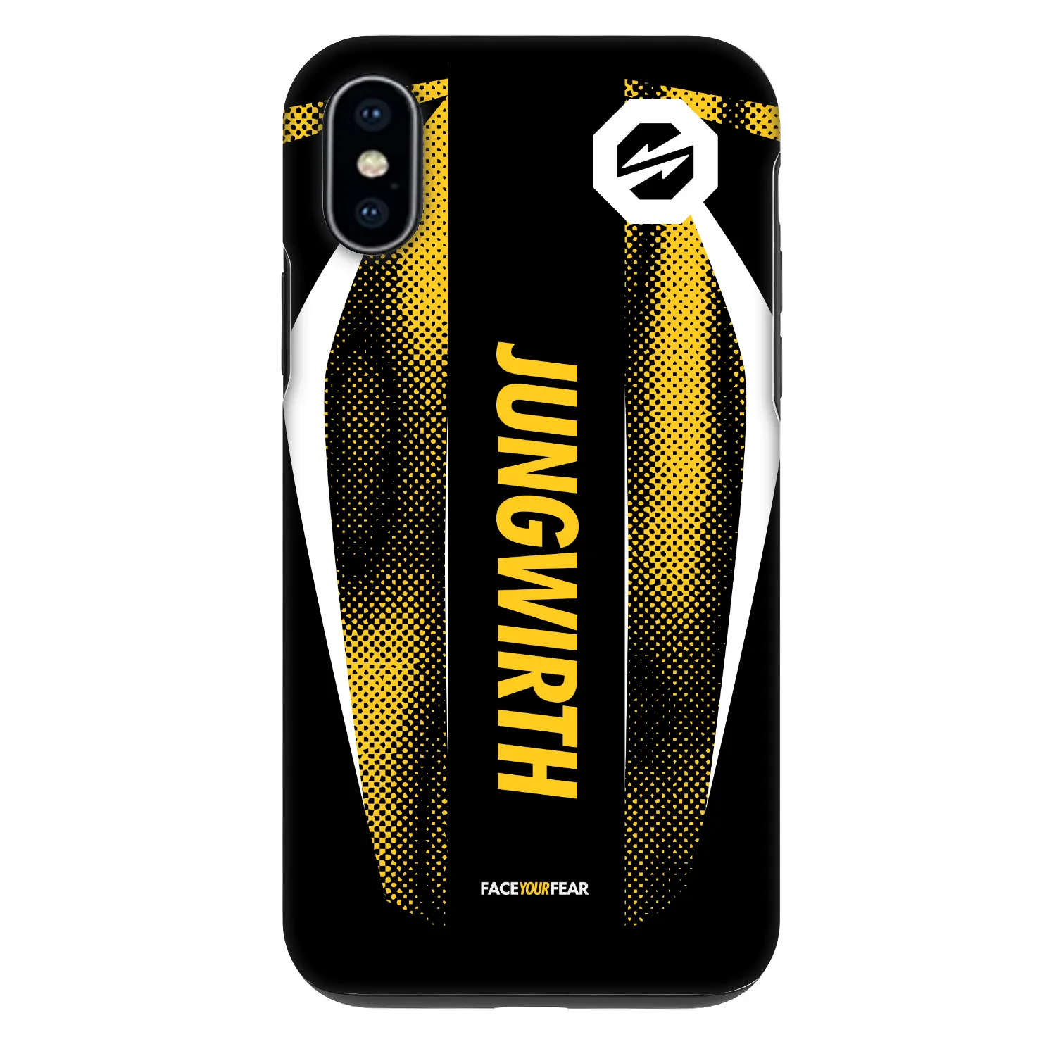 Picasee Fashion Case pro Apple iPhone X/XS - OKTAGON - Jungwirth Fight Jersey