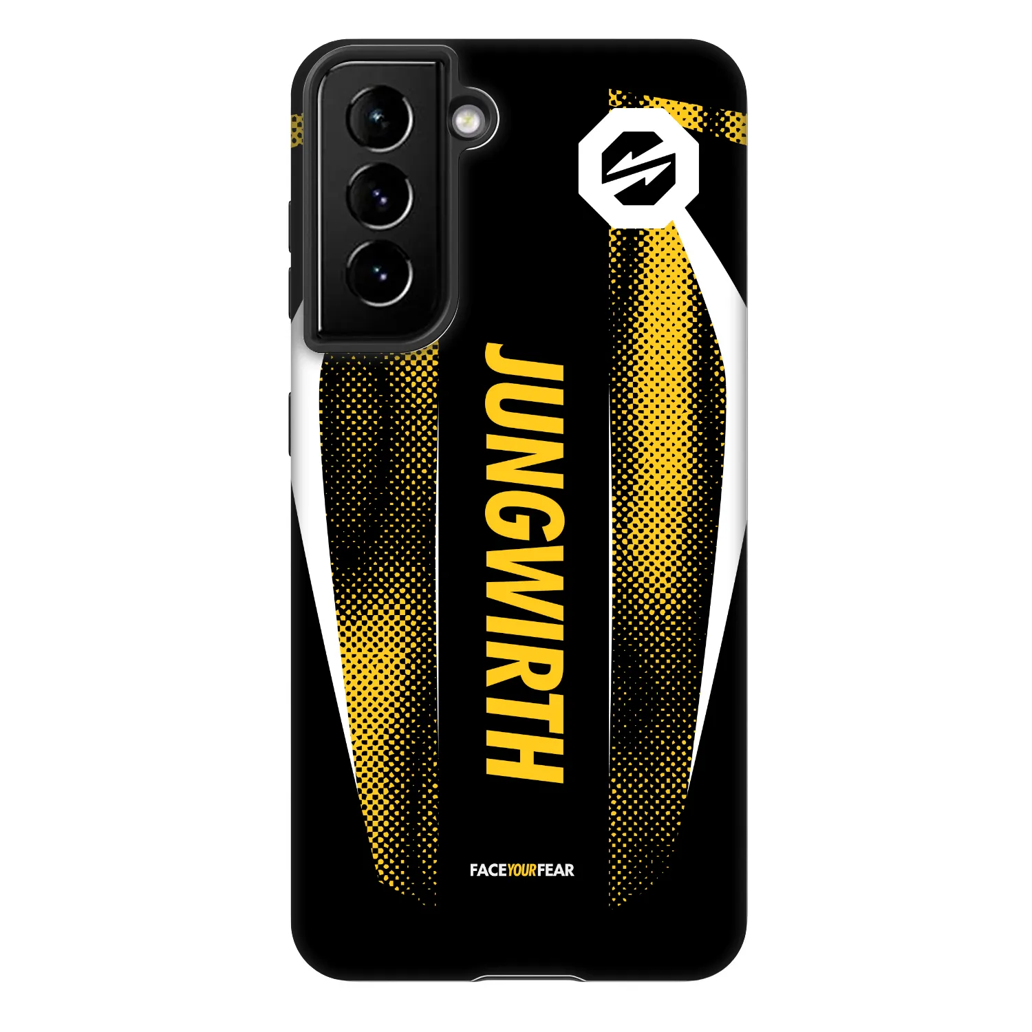 Picasee Fashion Case pro Samsung Galaxy S21 FE 5G - OKTAGON - Jungwirth Fight Jersey